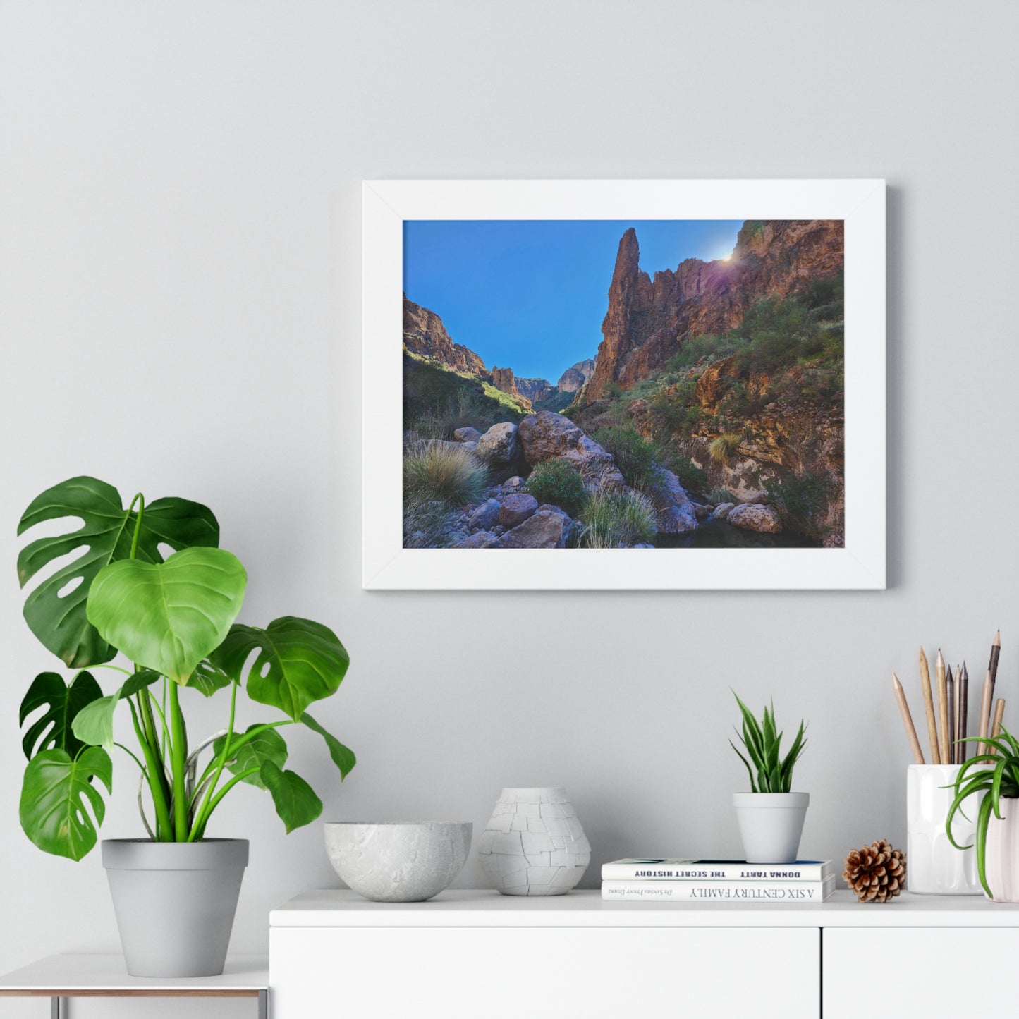 Sunrise from Crucifix Canyon, Superstition Mountains; Arizona Photography, Wall Art, Natural Landscape Home Decor for Hikers and Nature Lovers!