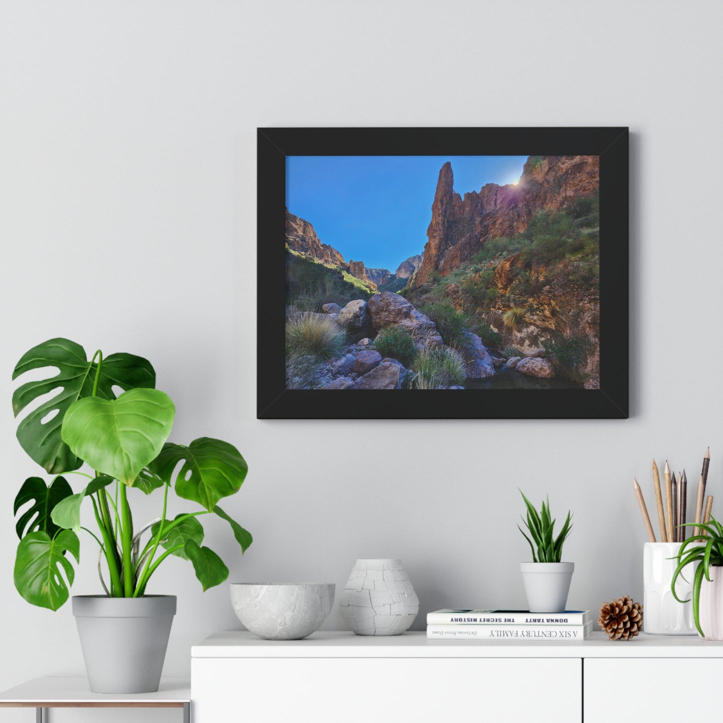 Sunrise from Crucifix Canyon, Superstition Mountains; Arizona Photography, Wall Art, Natural Landscape Home Decor for Hikers and Nature Lovers!