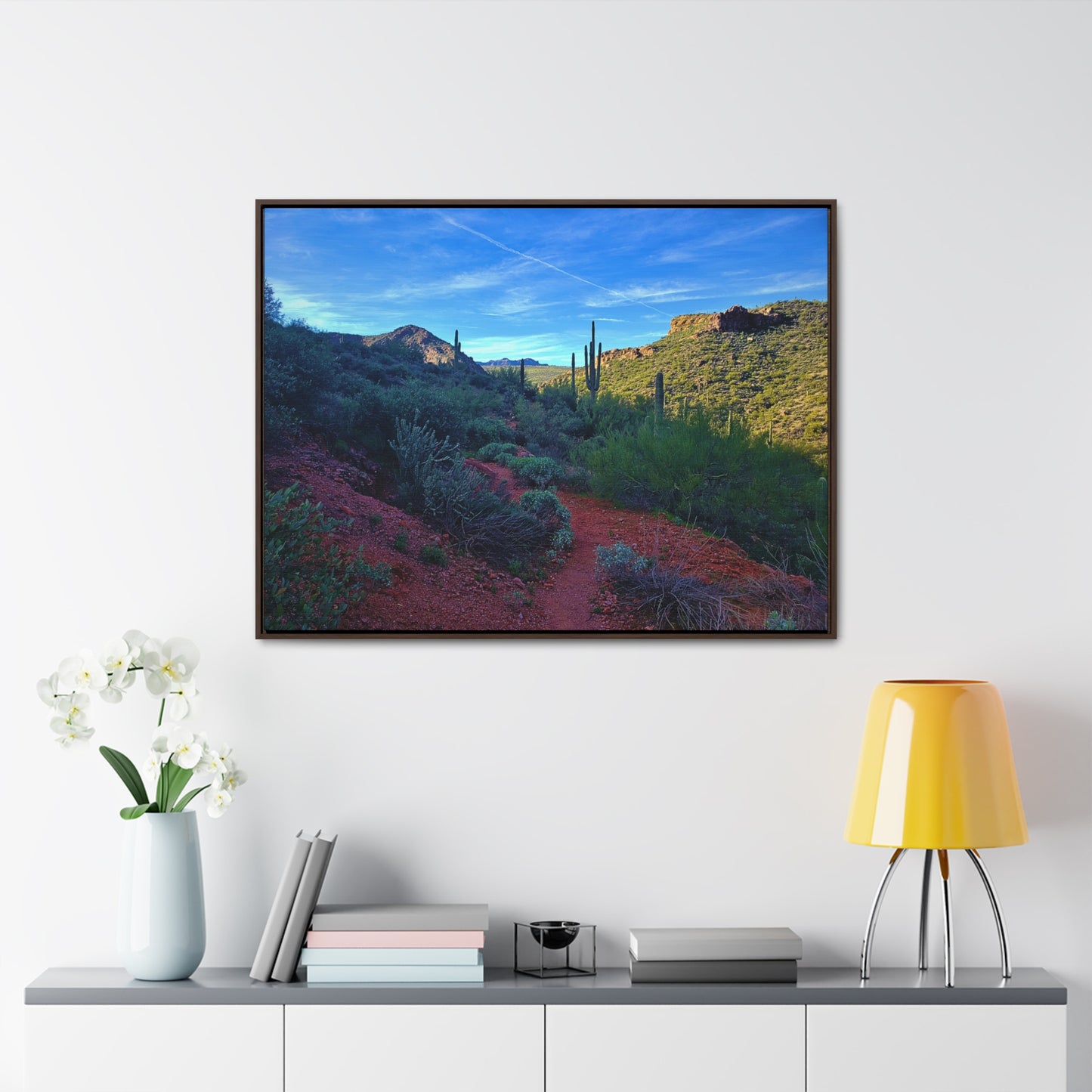 Framed Canvas Gallery Wraps: The Vibrant Desert; Arizona Photography, Wall Art, Natural Landscape Home Decor for Hikers and Nature Lovers!