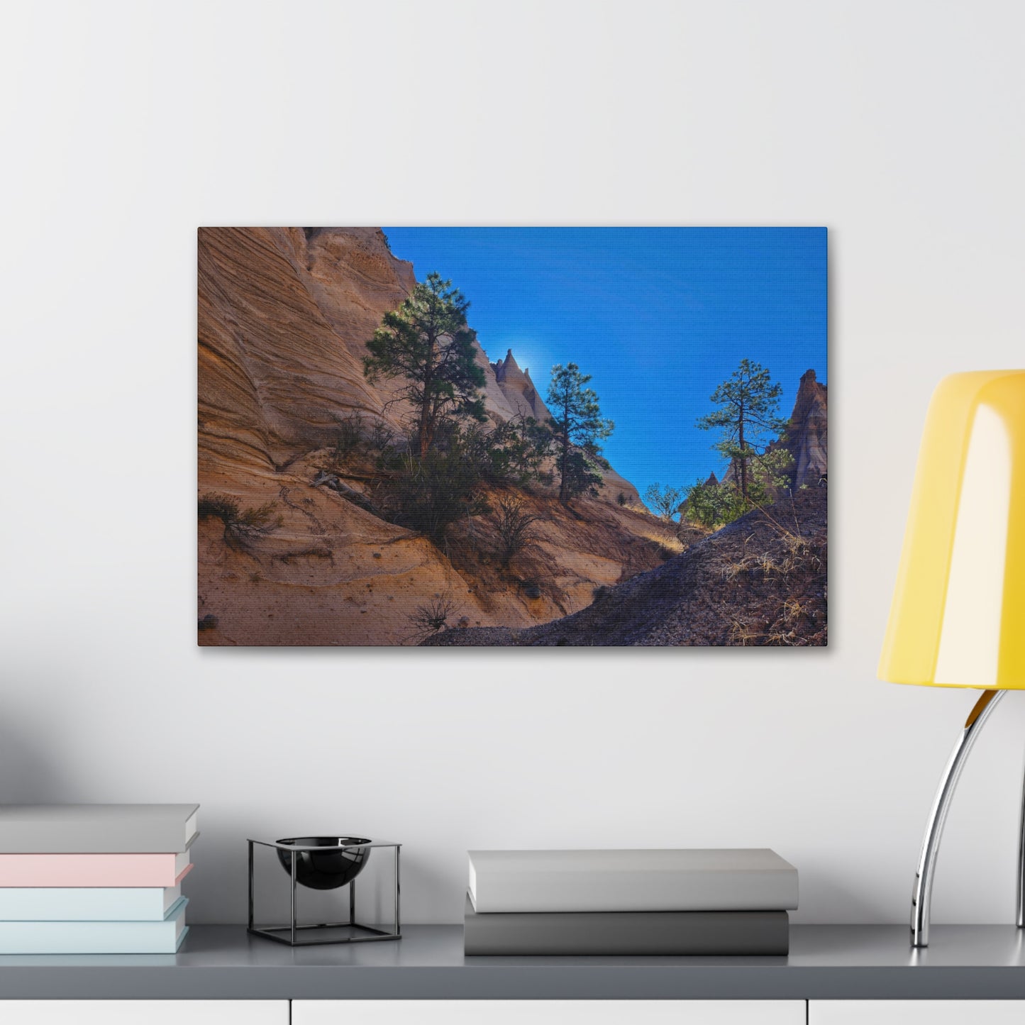Sunrise over Tent Rocks National Park (Full): Canvas Print