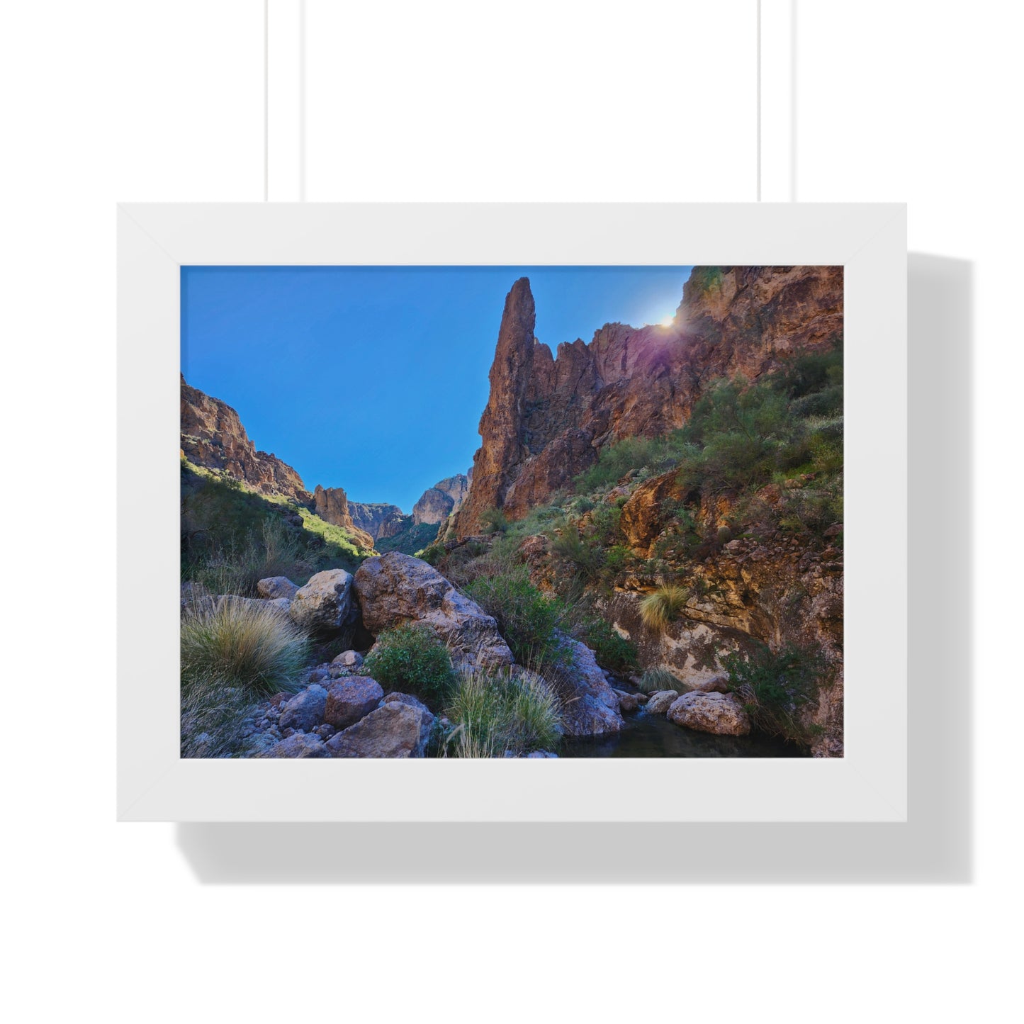 Sunrise from Crucifix Canyon, Superstition Mountains; Arizona Photography, Wall Art, Natural Landscape Home Decor for Hikers and Nature Lovers!