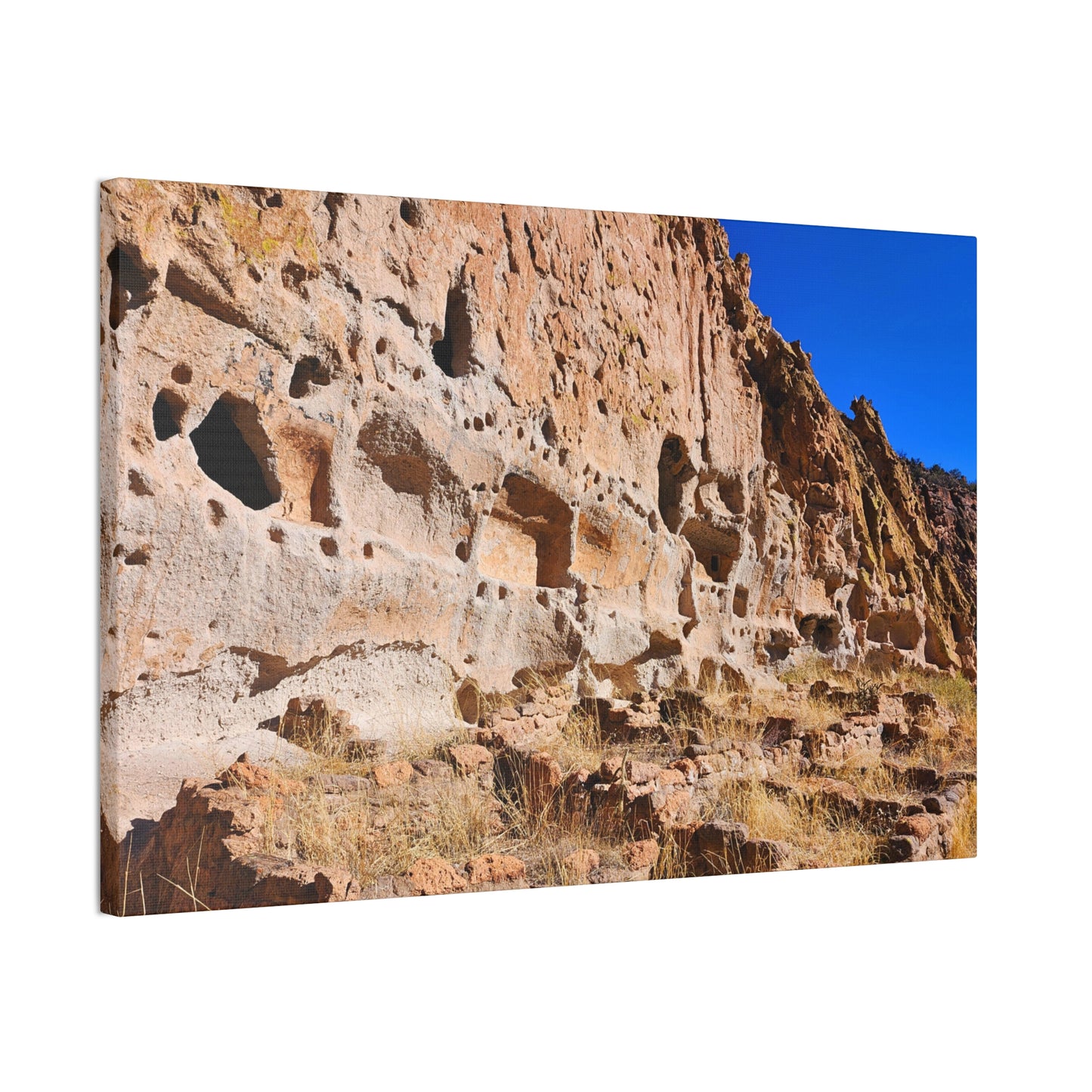 Evidence of Ancients: Bandelier National Monument (Canvas Print)
