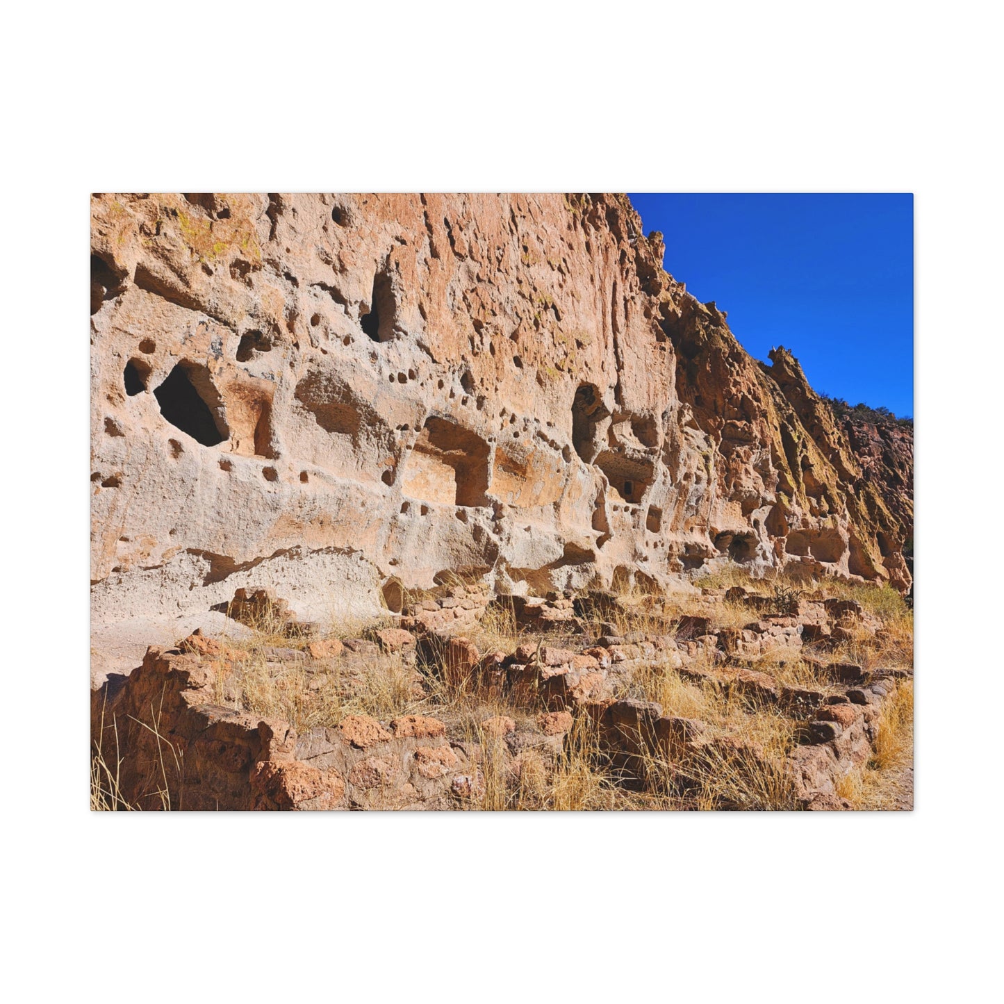 Evidence of Ancients: Bandelier National Monument (Canvas Print)