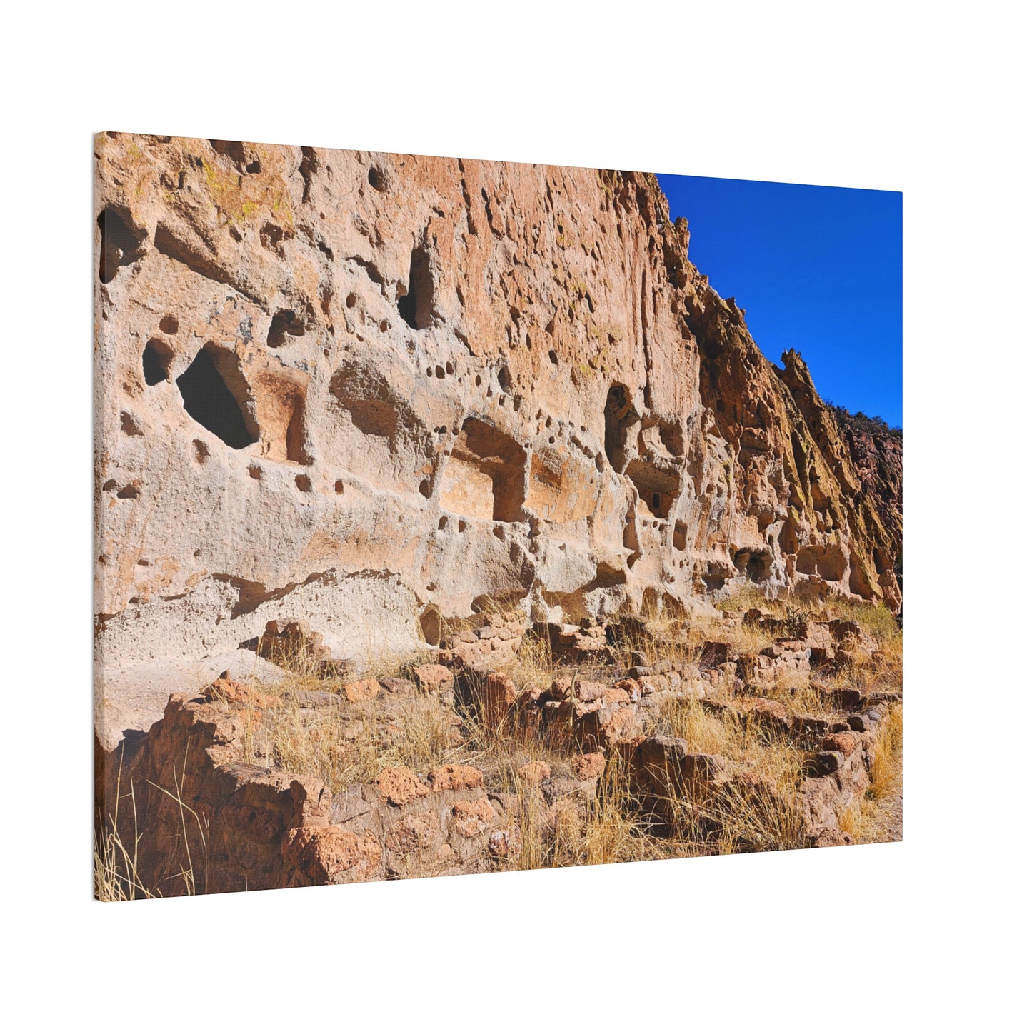 Evidence of Ancients: Bandelier National Monument (Canvas Print)