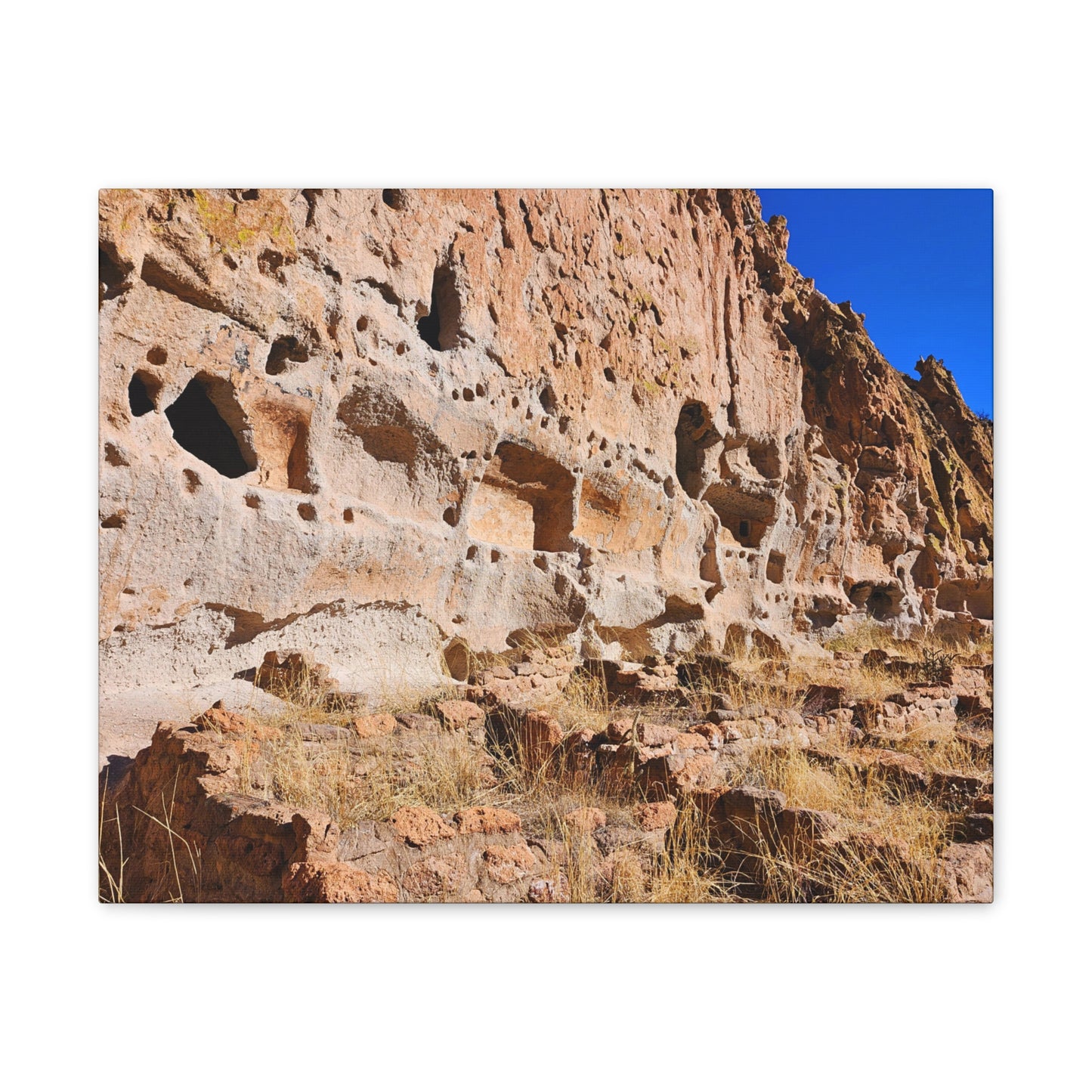 Evidence of Ancients: Bandelier National Monument (Canvas Print)