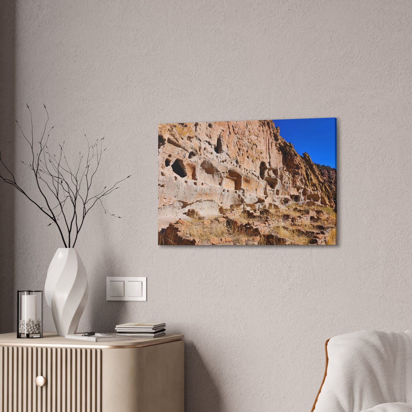 Evidence of Ancients: Bandelier National Monument (Canvas Print)