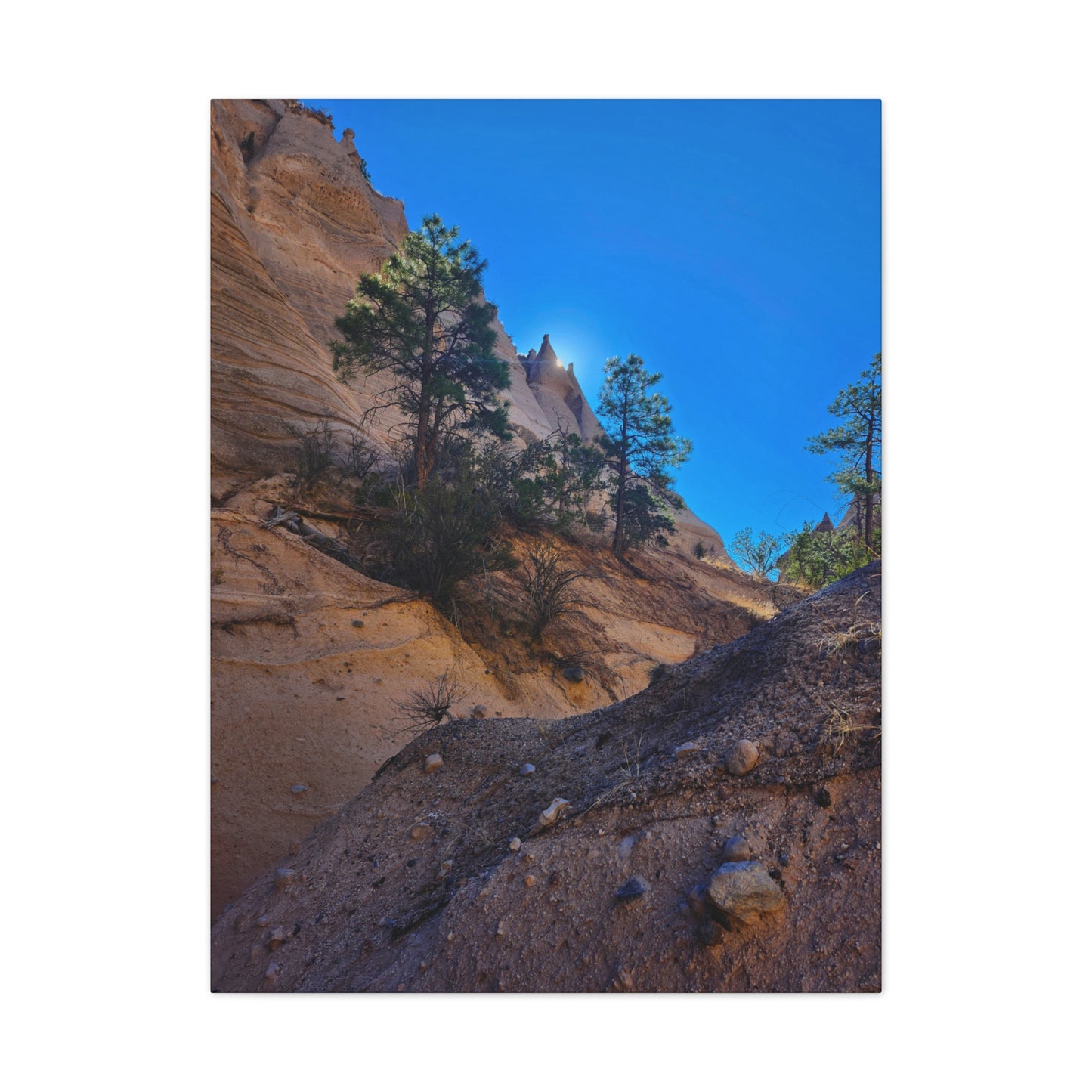 Sunrise over Tent Rocks National Park: Canvas Print