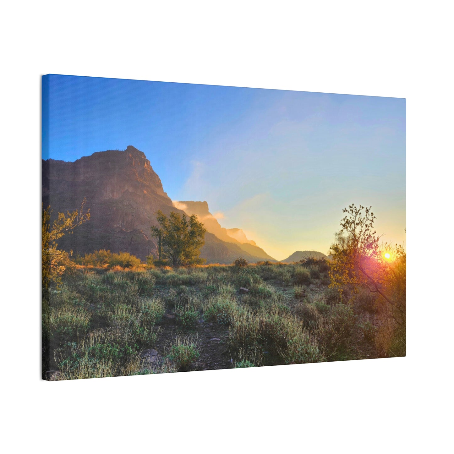 Sunrise in the Superstition Mountains; Arizona Photography, Wall Art, Natural Landscape Home Decor for Hikers and Nature Lovers!
