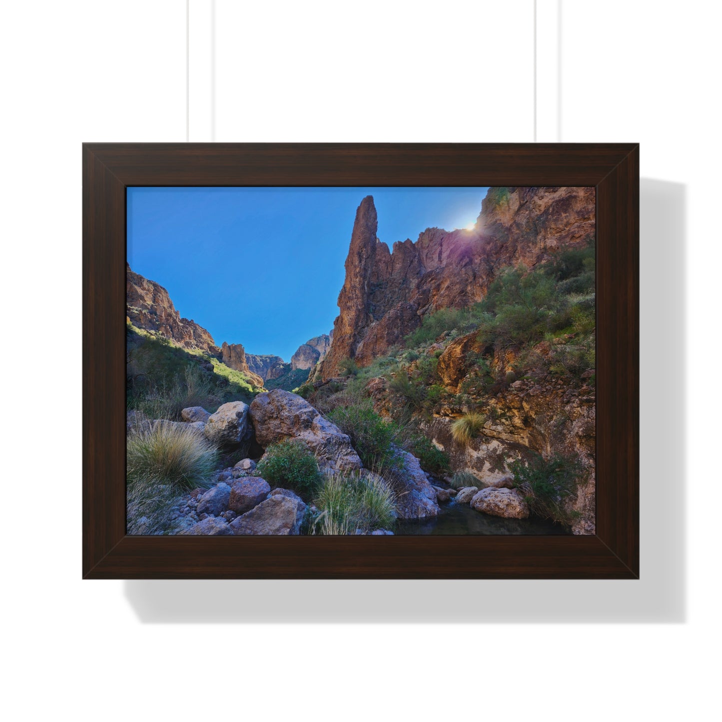 Sunrise from Crucifix Canyon, Superstition Mountains; Arizona Photography, Wall Art, Natural Landscape Home Decor for Hikers and Nature Lovers!
