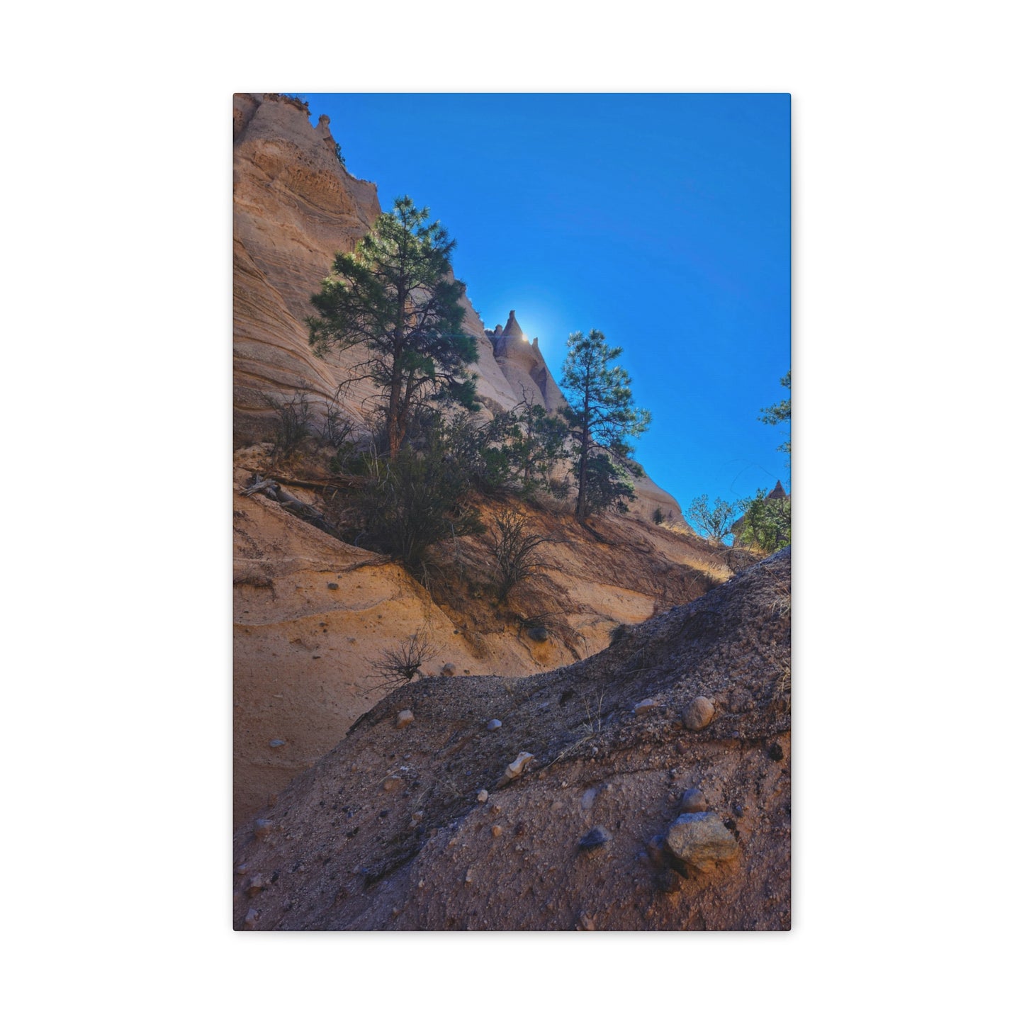 Sunrise over Tent Rocks National Park: Canvas Print