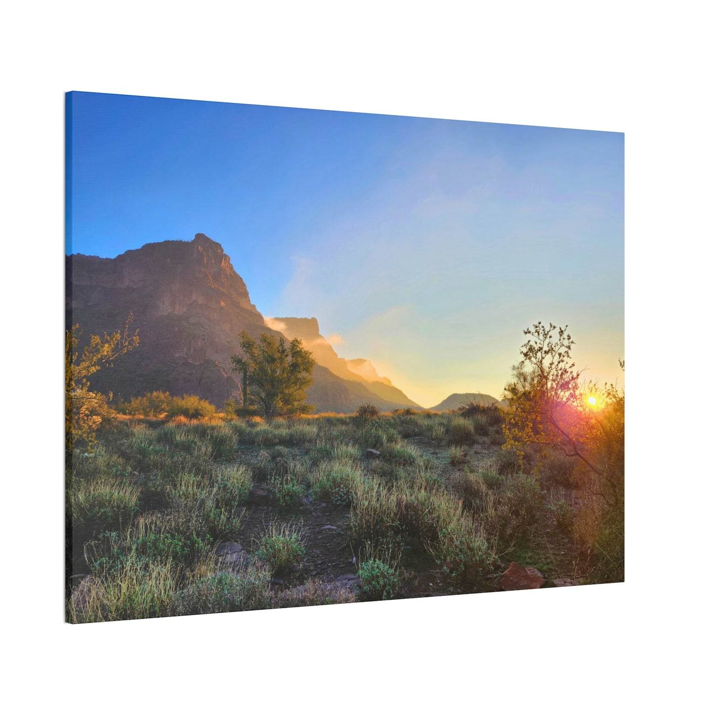 Sunrise in the Superstition Mountains; Arizona Photography, Wall Art, Natural Landscape Home Decor for Hikers and Nature Lovers!