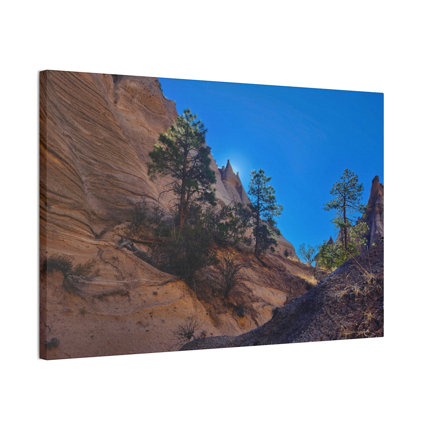 Sunrise over Tent Rocks National Park (Full): Canvas Print