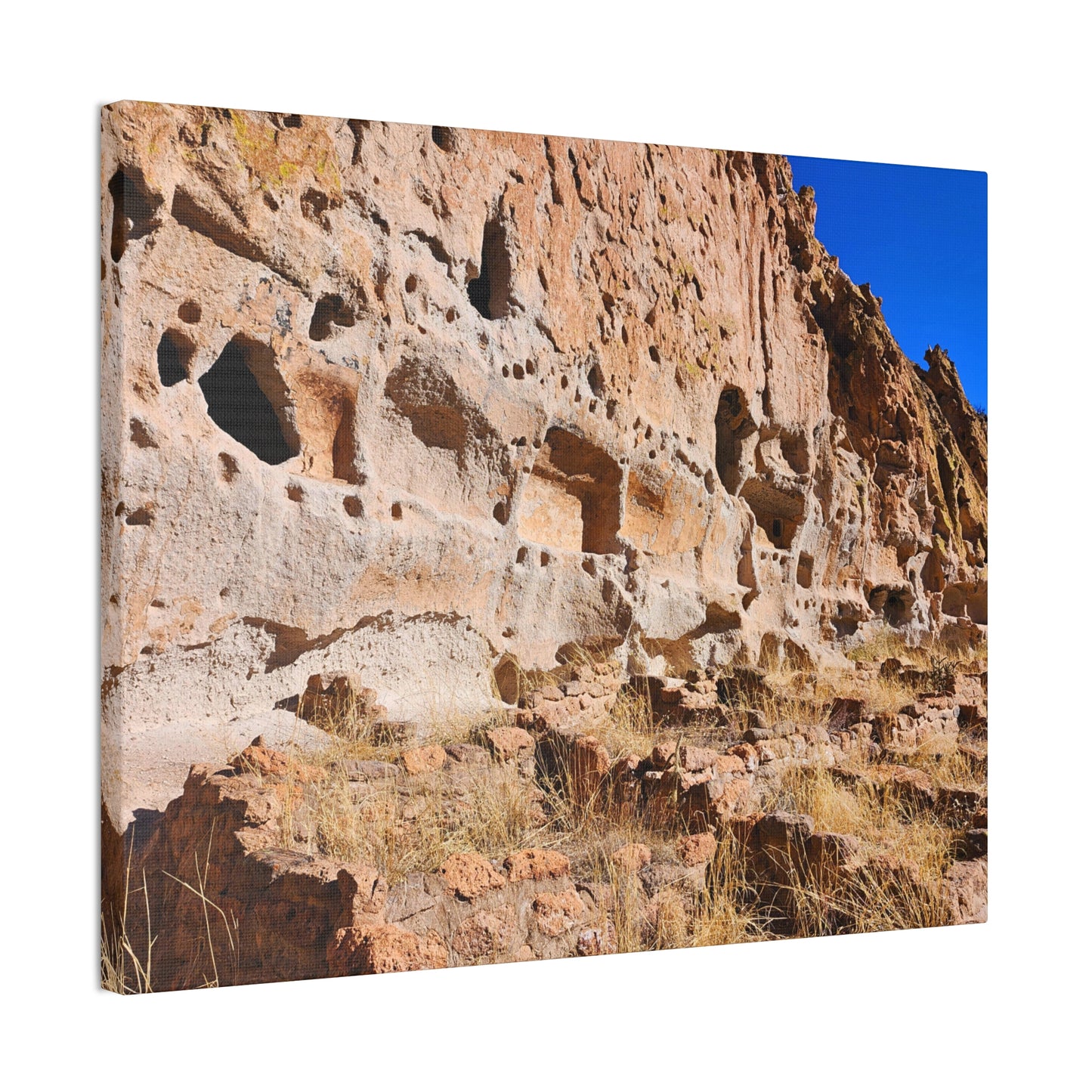 Evidence of Ancients: Bandelier National Monument (Canvas Print)