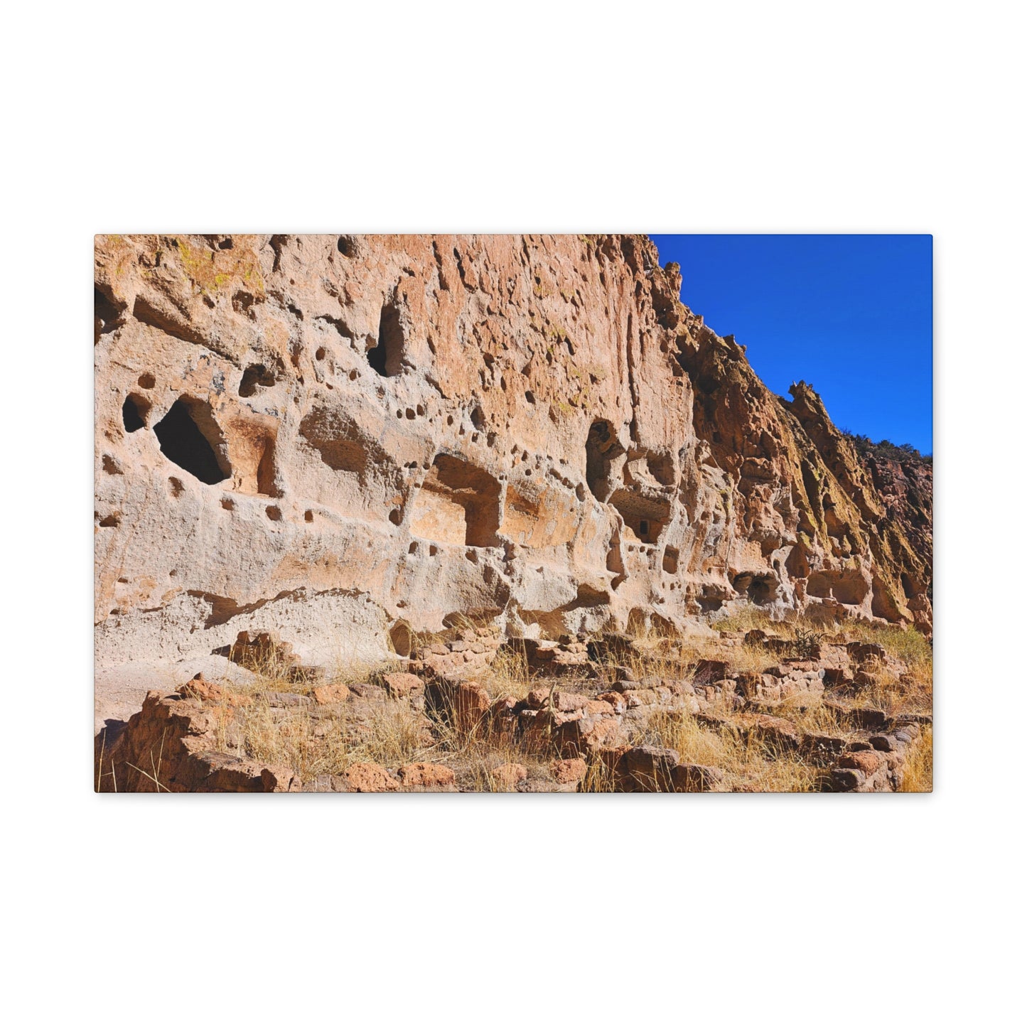 Evidence of Ancients: Bandelier National Monument (Canvas Print)