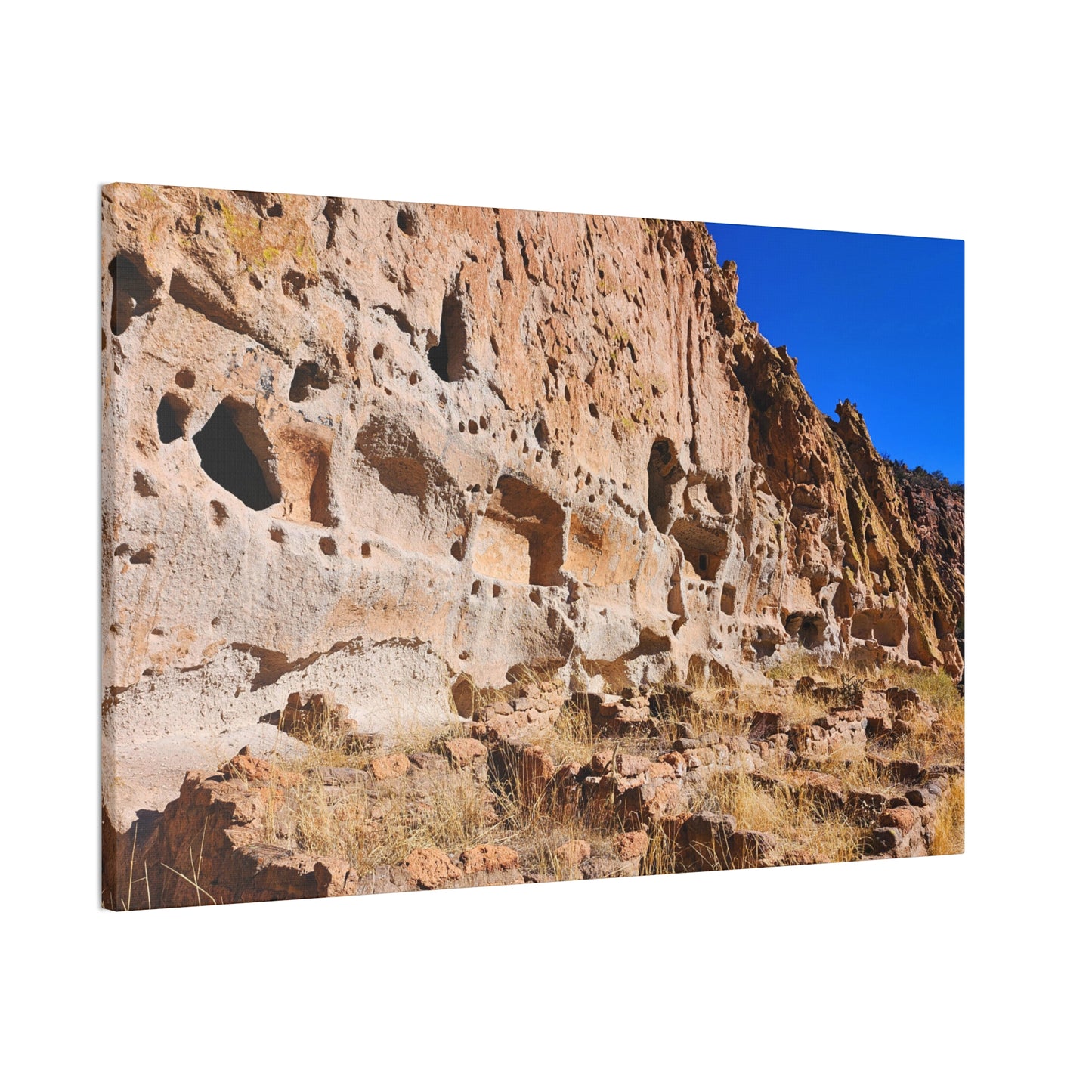 Evidence of Ancients: Bandelier National Monument (Canvas Print)