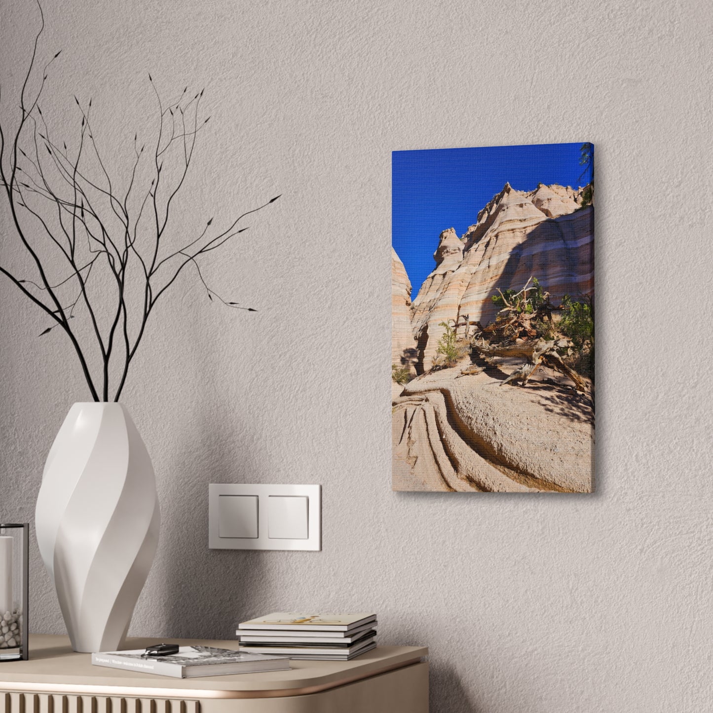 Slot Canyon Through Tent Rocks National Park: Canvas Print