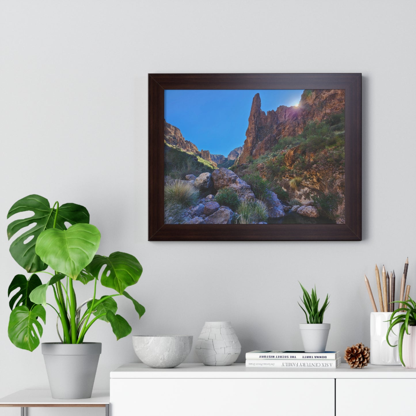 Sunrise from Crucifix Canyon, Superstition Mountains; Arizona Photography, Wall Art, Natural Landscape Home Decor for Hikers and Nature Lovers!