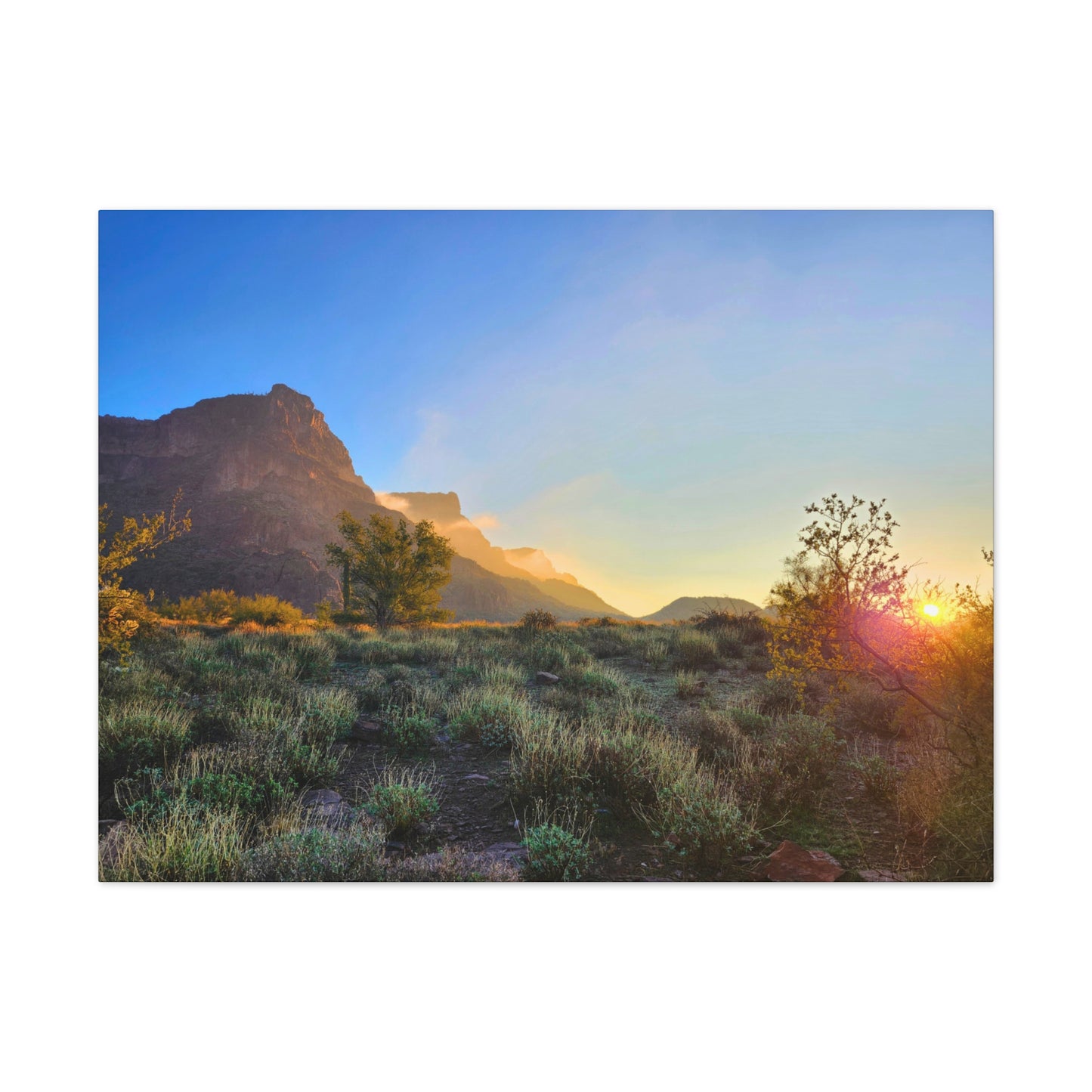 Sunrise in the Superstition Mountains; Arizona Photography, Wall Art, Natural Landscape Home Decor for Hikers and Nature Lovers!