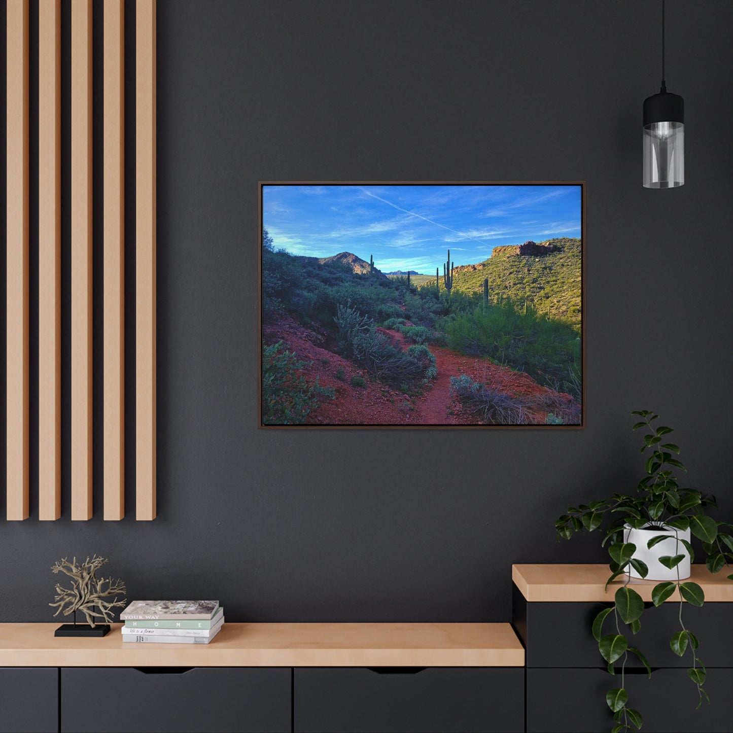 Framed Canvas Gallery Wraps: The Vibrant Desert; Arizona Photography, Wall Art, Natural Landscape Home Decor for Hikers and Nature Lovers!