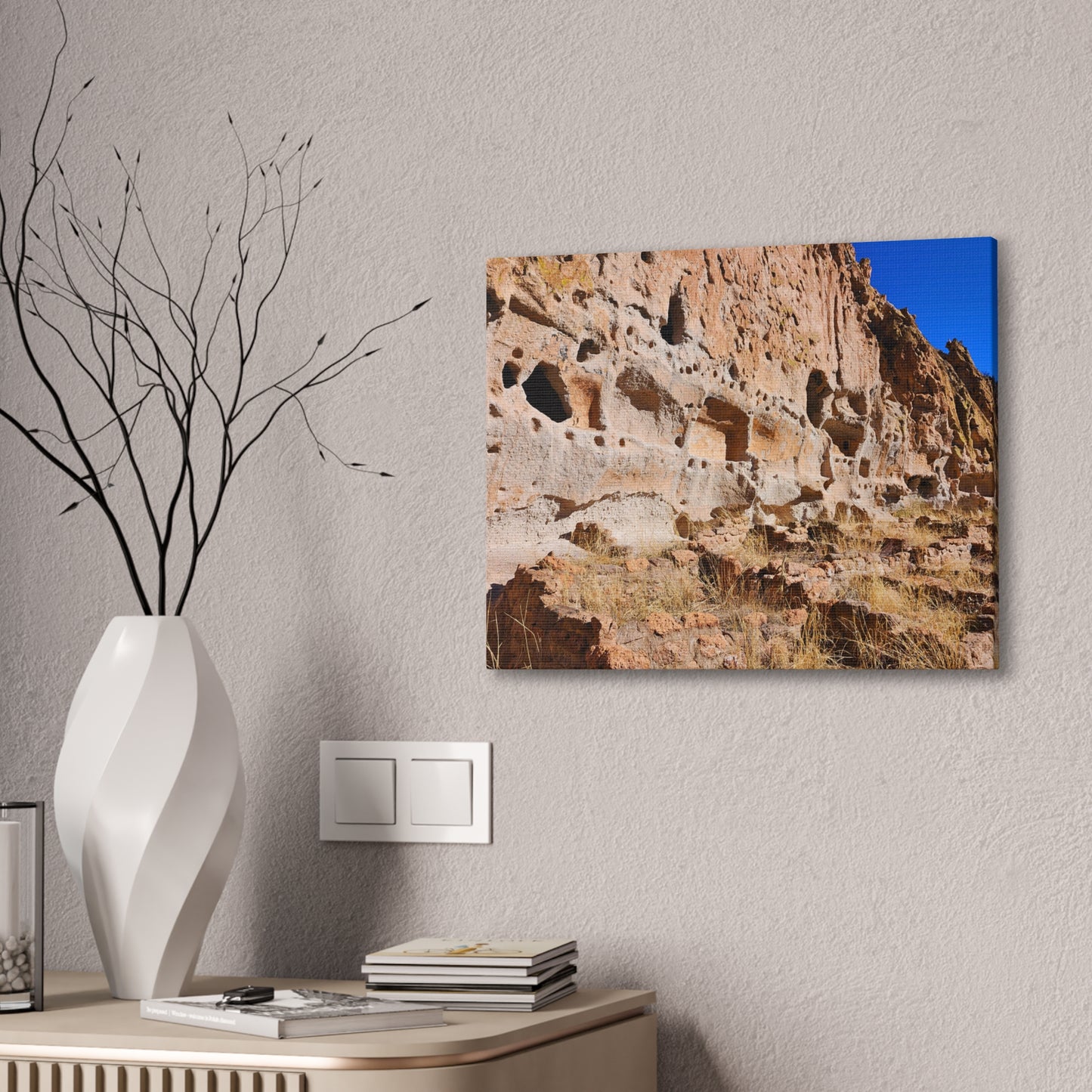 Evidence of Ancients: Bandelier National Monument (Canvas Print)