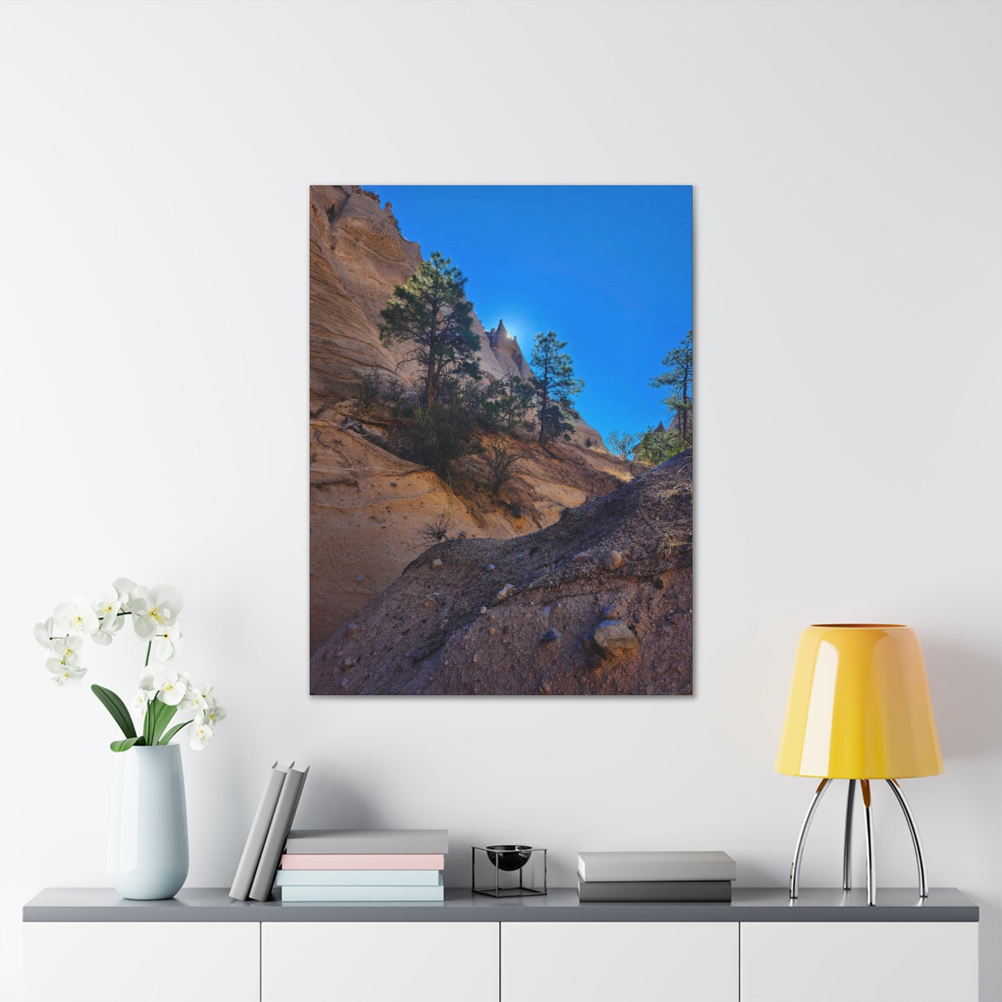Sunrise over Tent Rocks National Park: Canvas Print