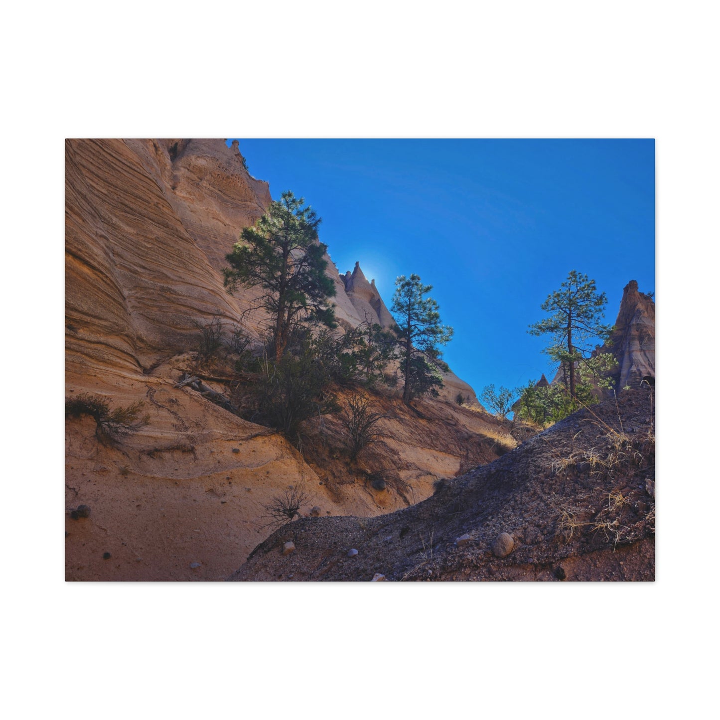 Sunrise over Tent Rocks National Park (Full): Canvas Print