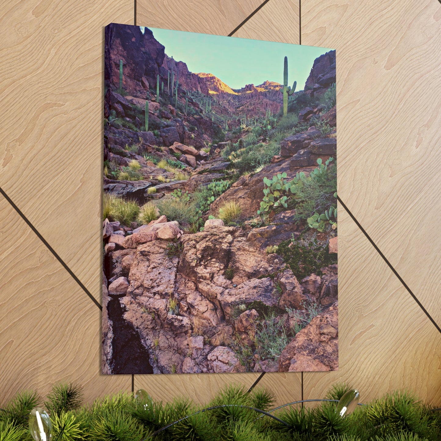 Canvas Gallery Wraps: A View Up the Canyon; Arizona Photography, Wall Art, Natural Landscape Home Decor for Hikers and Nature Lovers!