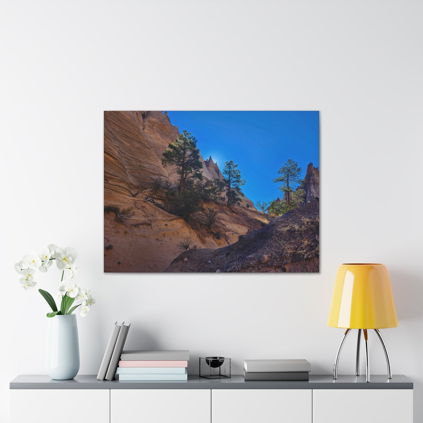 Sunrise over Tent Rocks National Park (Full): Canvas Print