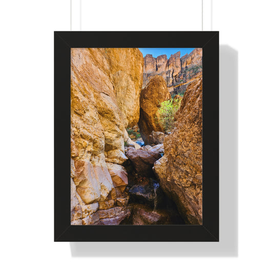 The Boulders of Crucifix Canyon, Superstition Mountains (vert); Arizona Photography, Wall Art, Natural Landscape Home Decor for Hikers and Nature Lovers!