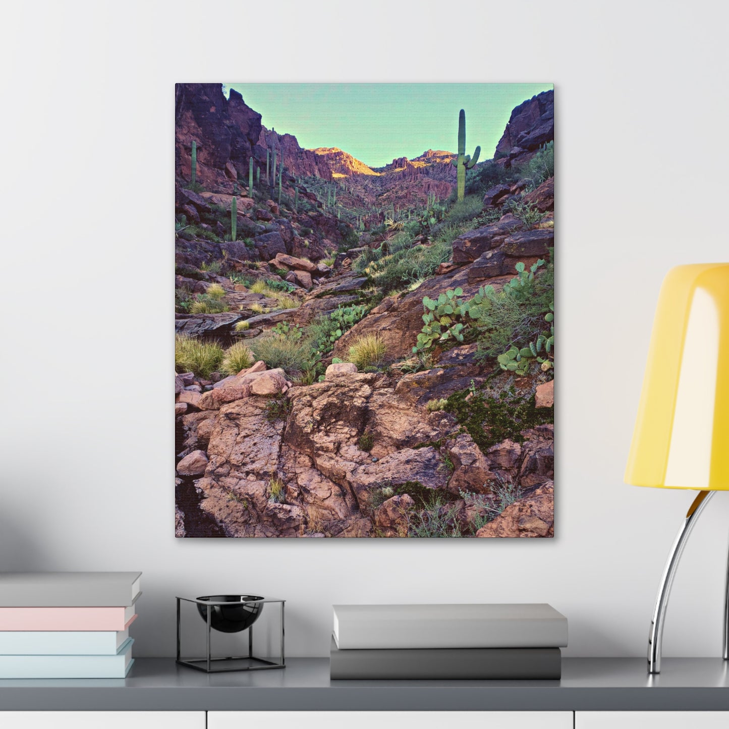 Canvas Gallery Wraps: A View Up the Canyon; Arizona Photography, Wall Art, Natural Landscape Home Decor for Hikers and Nature Lovers!