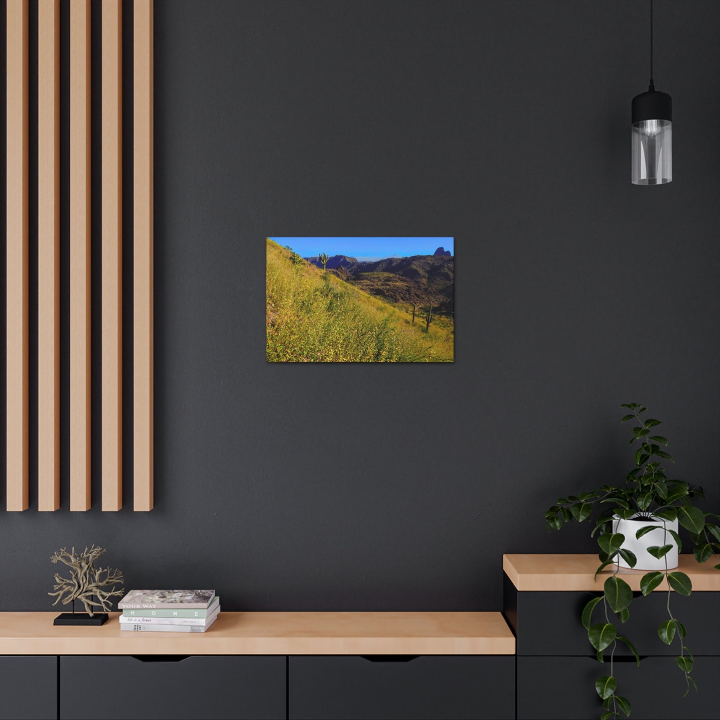 Canvas Gallery Wrap: Three Sisters Summit; Arizona Photography, Wall Art, Natural Landscape Home Decor for Hikers and Nature Lovers!