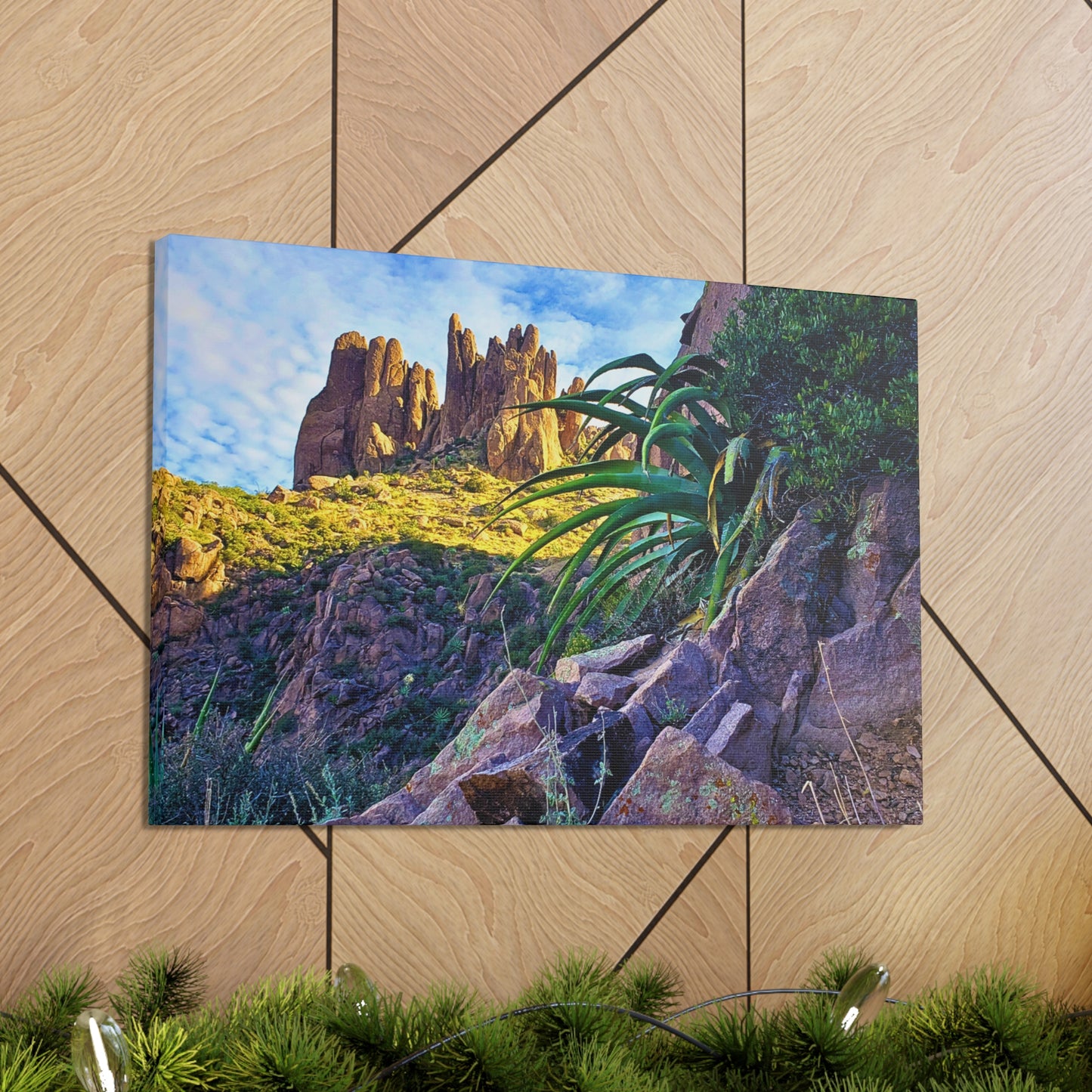 Canvas Gallery Wraps: Succulents and Spires; Arizona Photography, Wall Art, Natural Landscape Home Decor for Hikers and Nature Lovers!