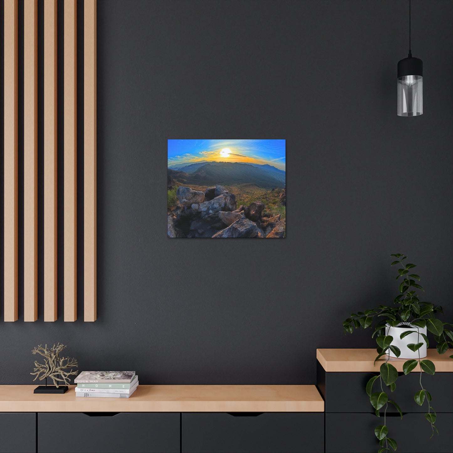 Canvas Gallery Wrap: Original Desert Wall Art, Landscape Photography, Home Decor for Hikers and Nature Lovers, Scenic Outdoor Views