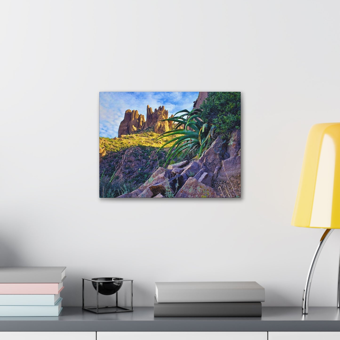 Canvas Gallery Wraps: Succulents and Spires; Arizona Photography, Wall Art, Natural Landscape Home Decor for Hikers and Nature Lovers!