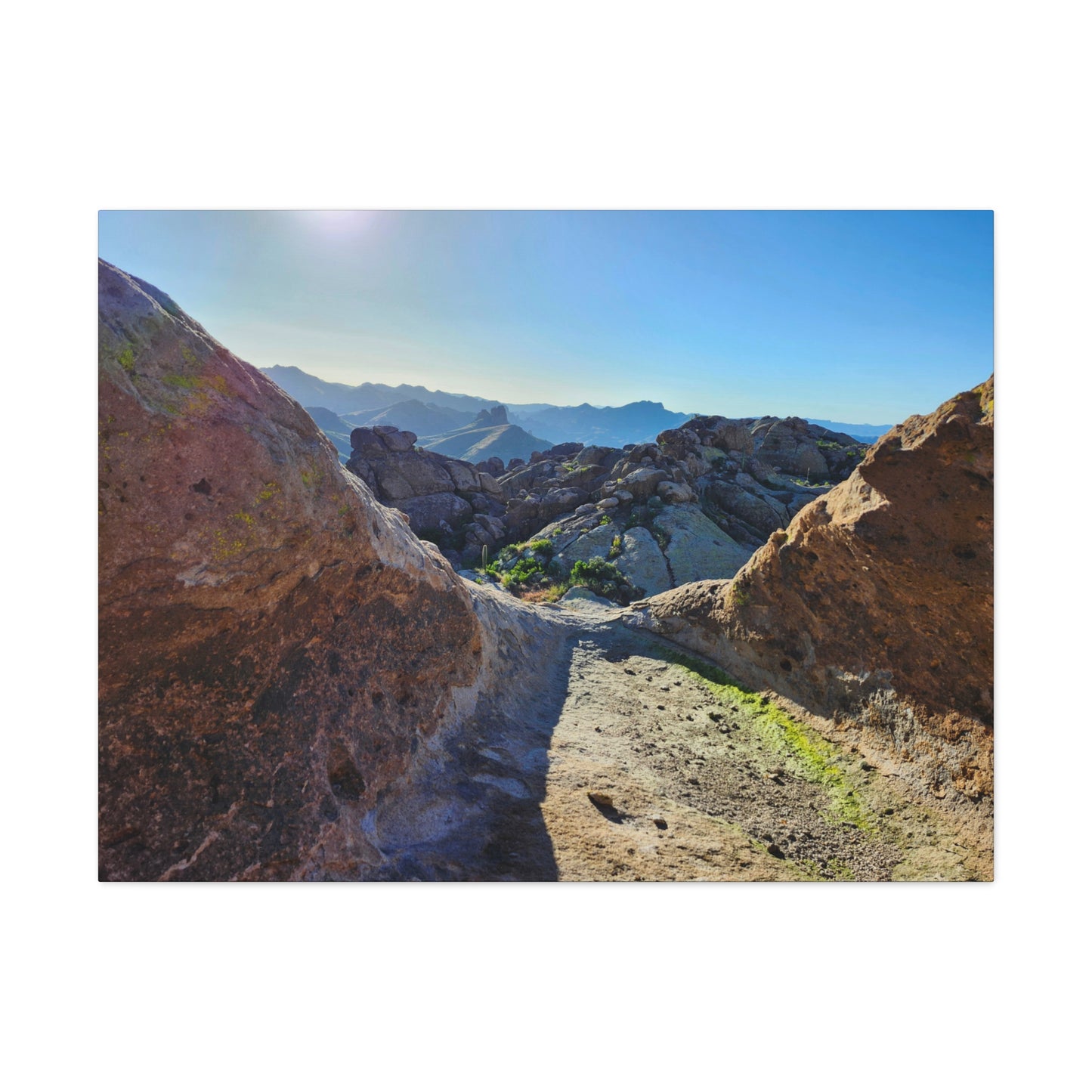 From a Keyhole in The Superstition Mountains; Arizona Photography, Wall Art, Natural Landscape Home Decor for Hikers and Nature Lovers!