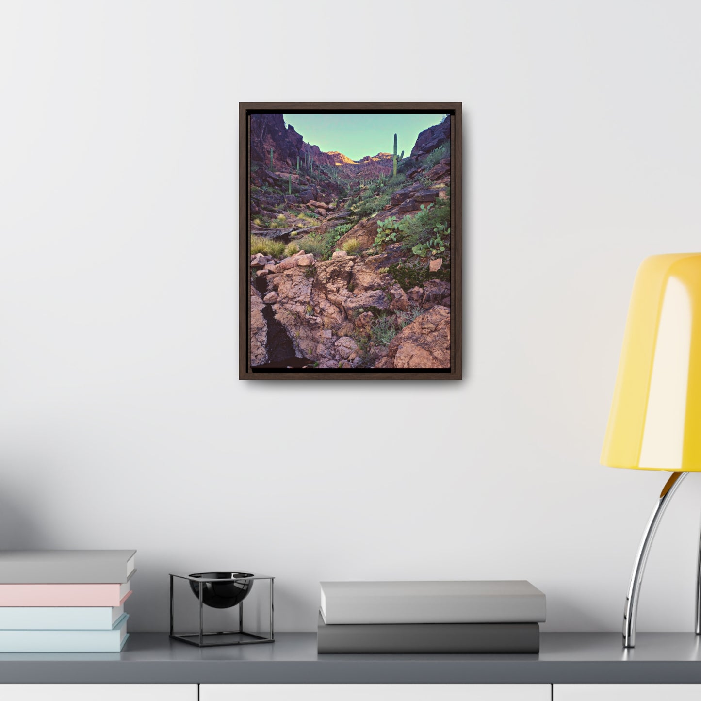 Framed Canvas Gallery Wraps: A View Up the Canyon; Arizona Photography, Wall Art, Natural Landscape Home Decor for Hikers and Nature Lovers!