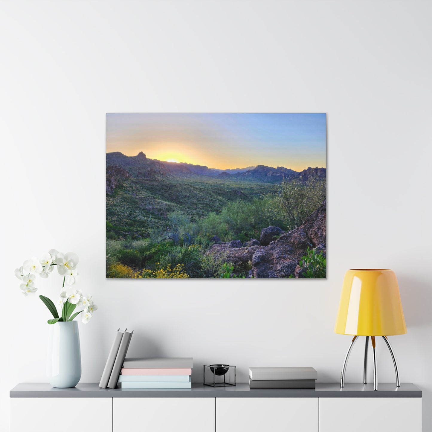 Sunrise #2 in The Superstition Mountains; Arizona Photography, Wall Art, Natural Landscape Home Decor for Hikers and Nature Lovers!