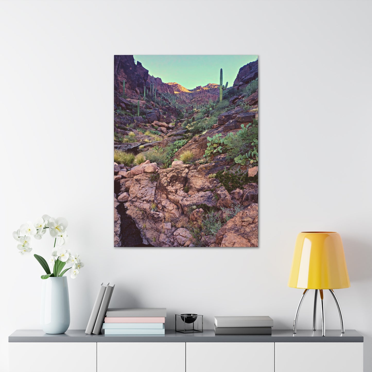 Canvas Gallery Wraps: A View Up the Canyon; Arizona Photography, Wall Art, Natural Landscape Home Decor for Hikers and Nature Lovers!