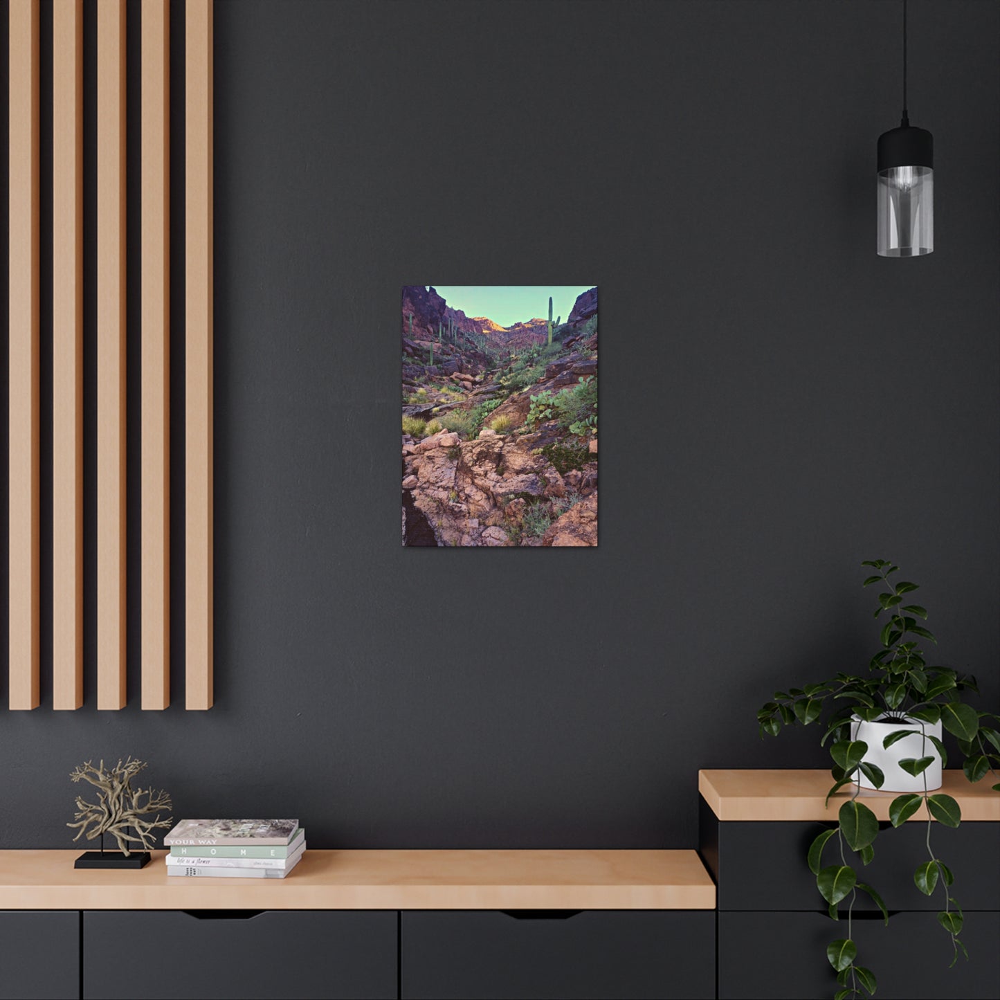 Canvas Gallery Wraps: A View Up the Canyon; Arizona Photography, Wall Art, Natural Landscape Home Decor for Hikers and Nature Lovers!