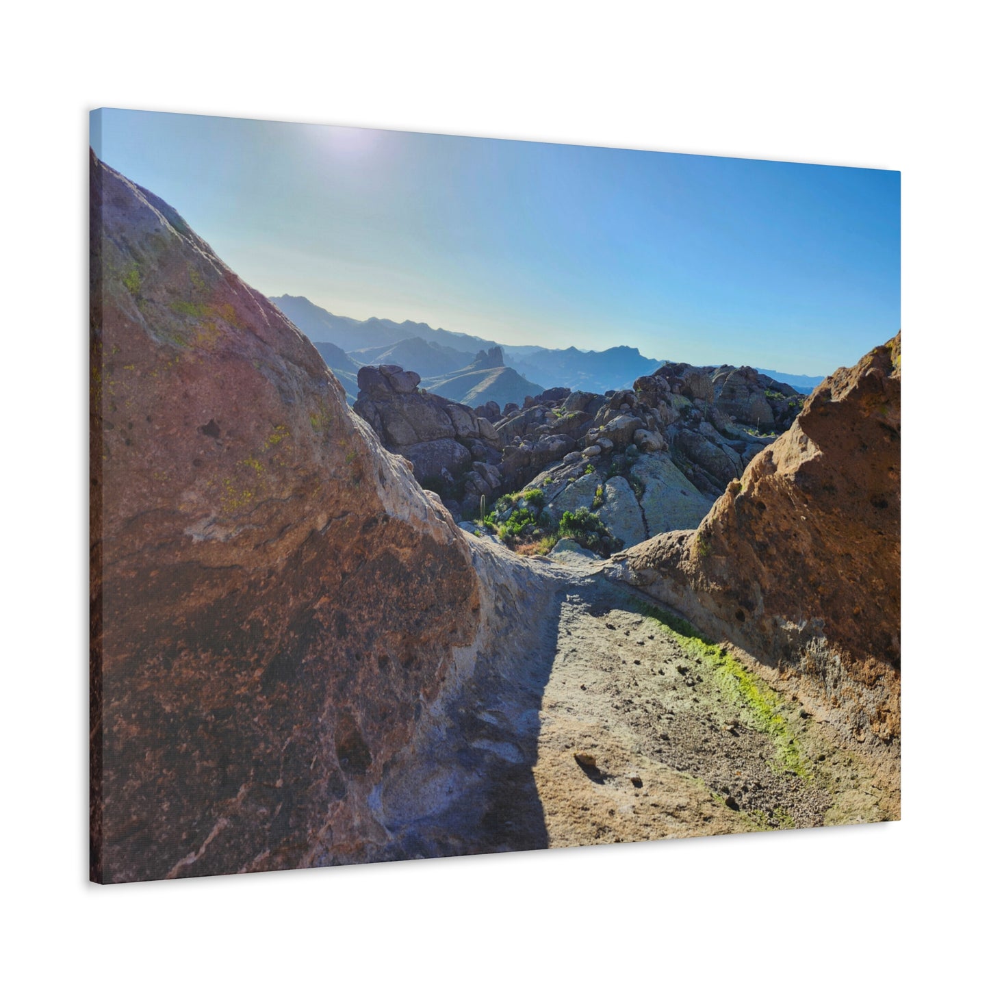 From a Keyhole in The Superstition Mountains; Arizona Photography, Wall Art, Natural Landscape Home Decor for Hikers and Nature Lovers!