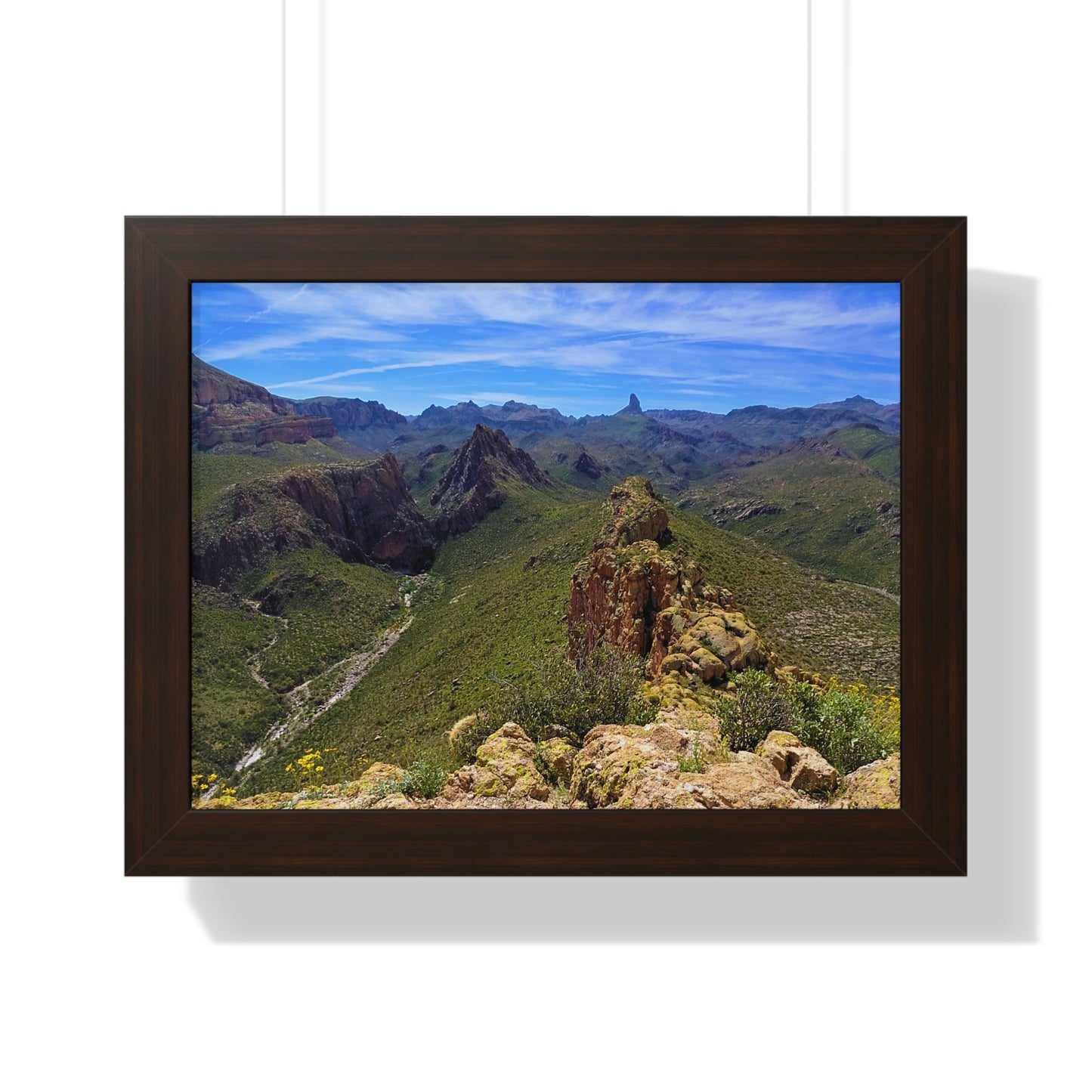 Framed Desert Photography: On Battleship Mountain; Arizona Photography, Wall Art, Natural Landscape Home Decor for Hikers and Nature Lovers!