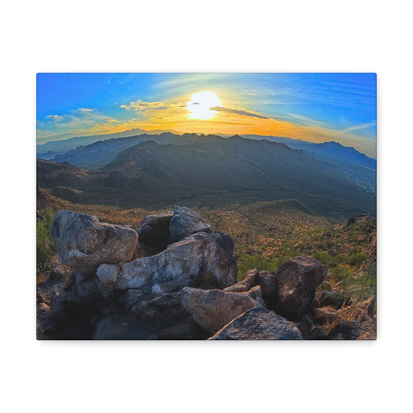 Canvas Gallery Wrap: Original Desert Wall Art, Landscape Photography, Home Decor for Hikers and Nature Lovers, Scenic Outdoor Views