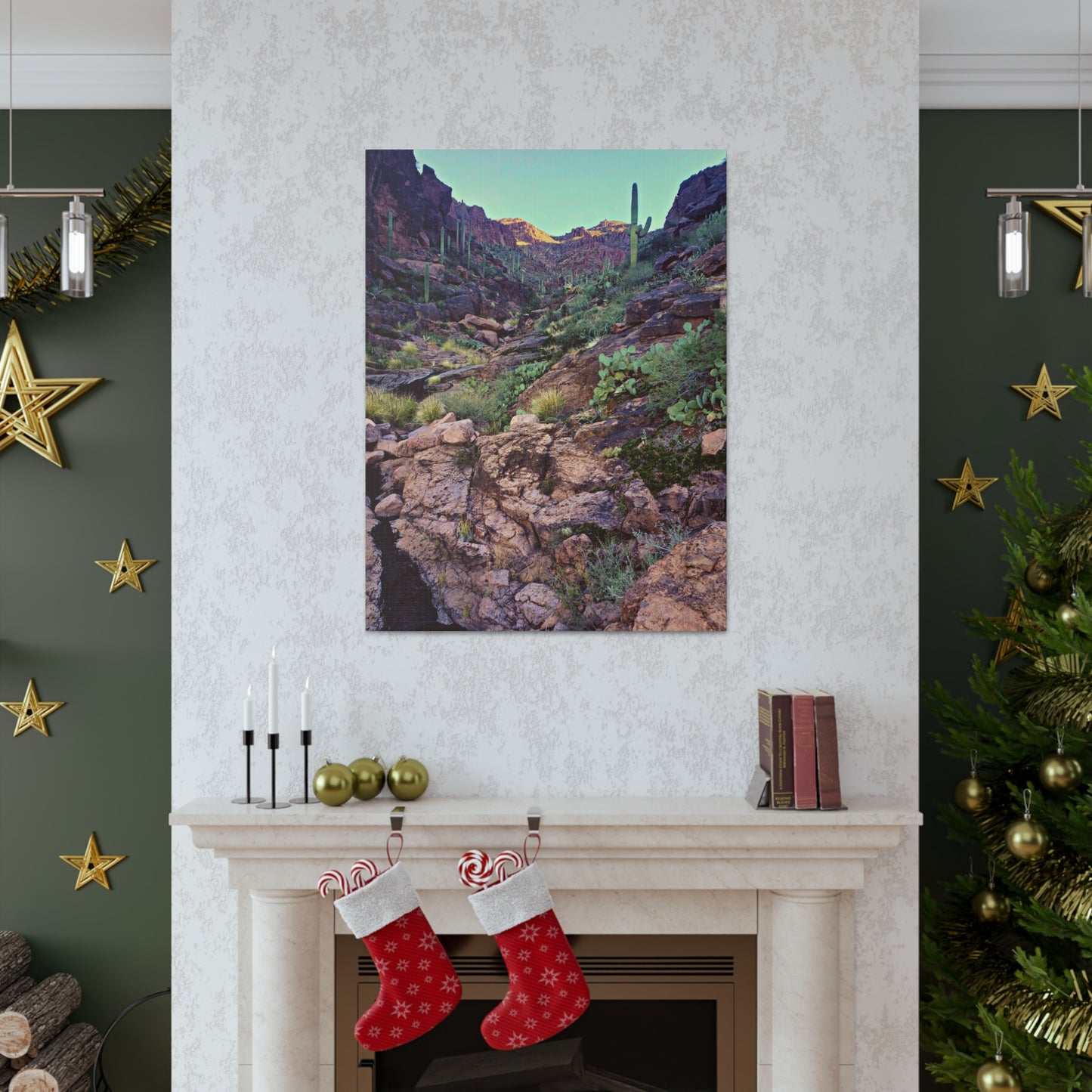 Canvas Gallery Wraps: A View Up the Canyon; Arizona Photography, Wall Art, Natural Landscape Home Decor for Hikers and Nature Lovers!