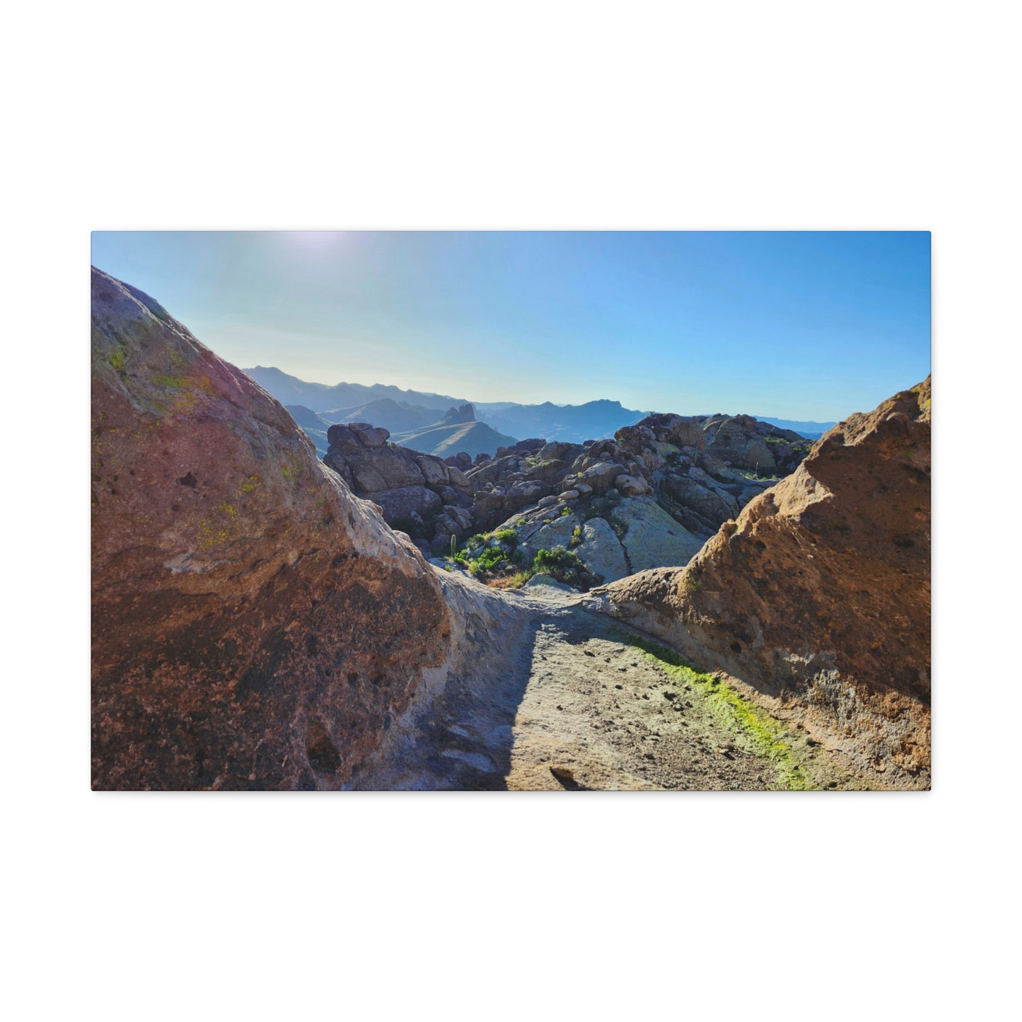 From a Keyhole in The Superstition Mountains; Arizona Photography, Wall Art, Natural Landscape Home Decor for Hikers and Nature Lovers!