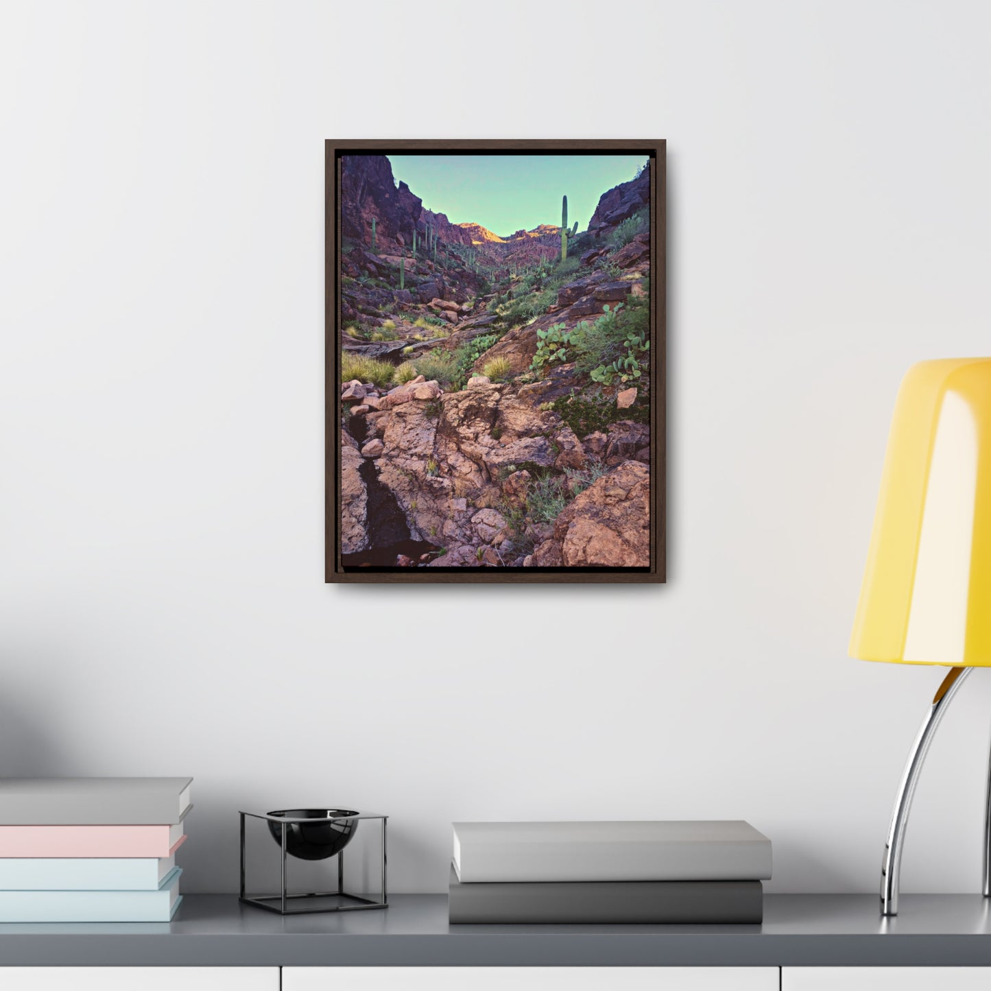 Framed Canvas Gallery Wraps: A View Up the Canyon; Arizona Photography, Wall Art, Natural Landscape Home Decor for Hikers and Nature Lovers!