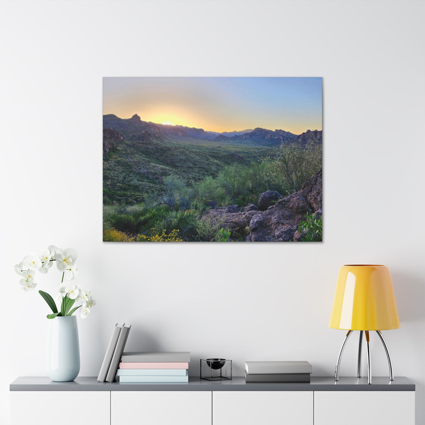 Sunrise #2 in The Superstition Mountains; Arizona Photography, Wall Art, Natural Landscape Home Decor for Hikers and Nature Lovers!