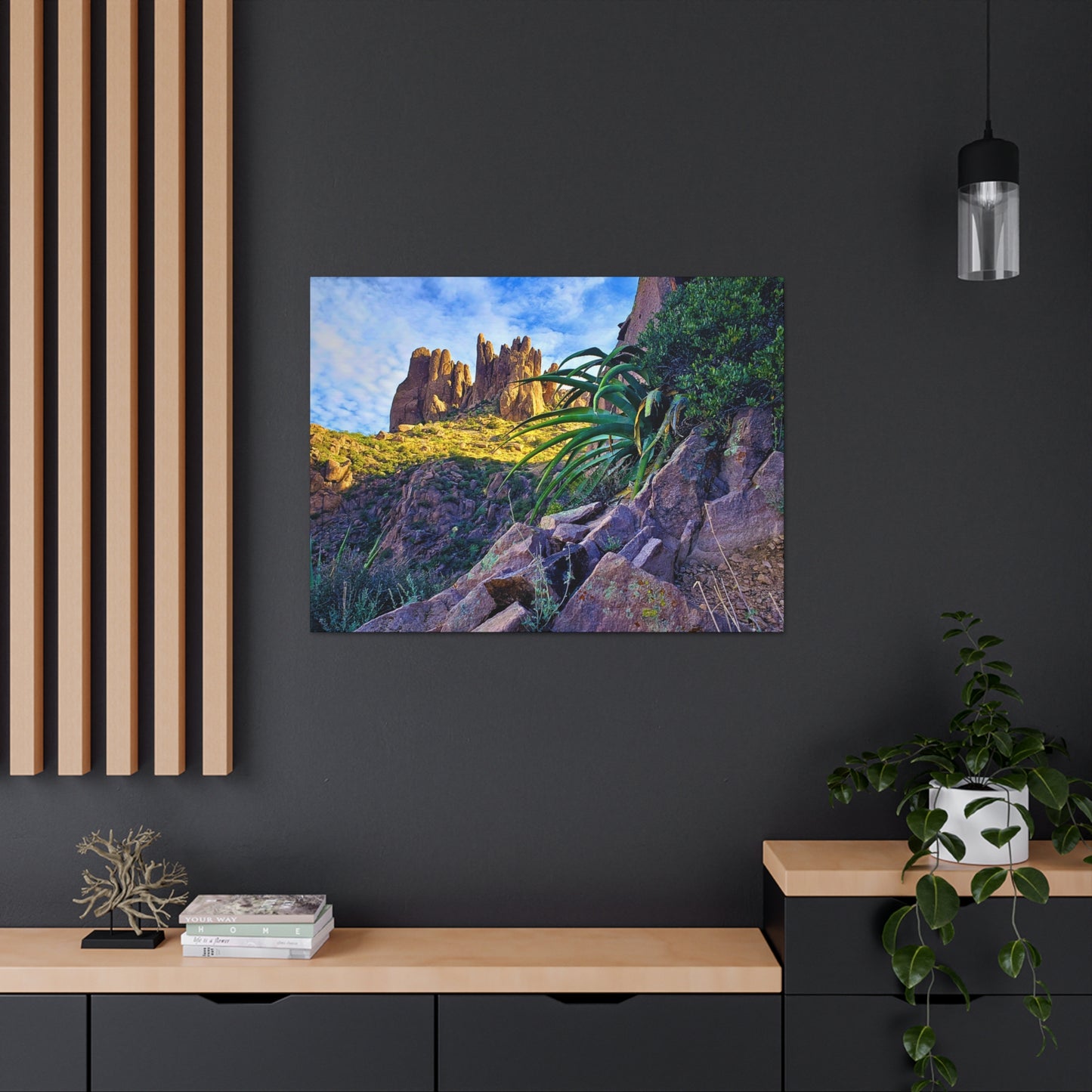 Canvas Gallery Wraps: Succulents and Spires; Arizona Photography, Wall Art, Natural Landscape Home Decor for Hikers and Nature Lovers!