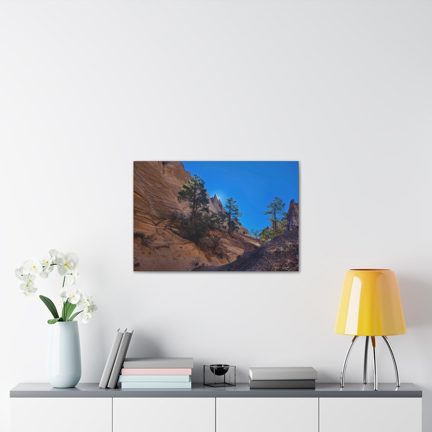 Sunrise over Tent Rocks National Park (Full): Canvas Print