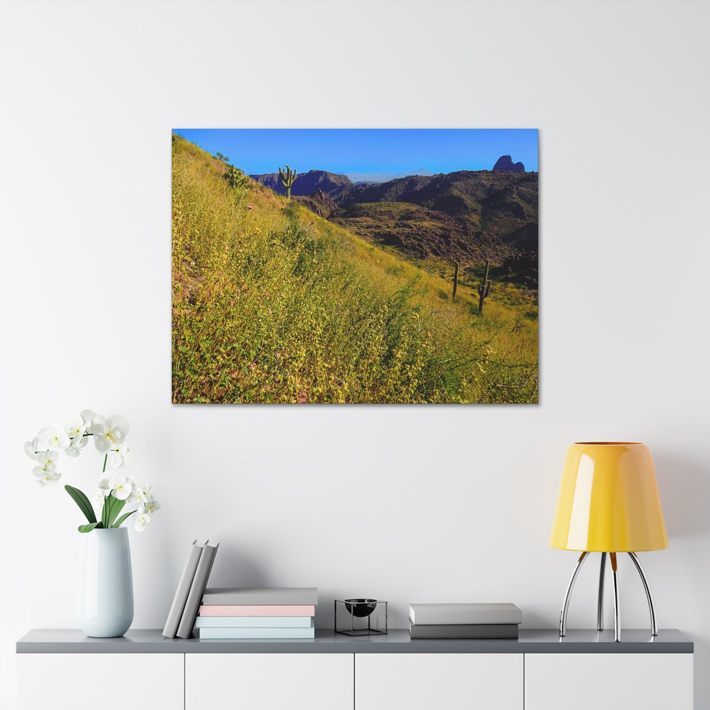 Canvas Gallery Wrap: Three Sisters Summit; Arizona Photography, Wall Art, Natural Landscape Home Decor for Hikers and Nature Lovers!