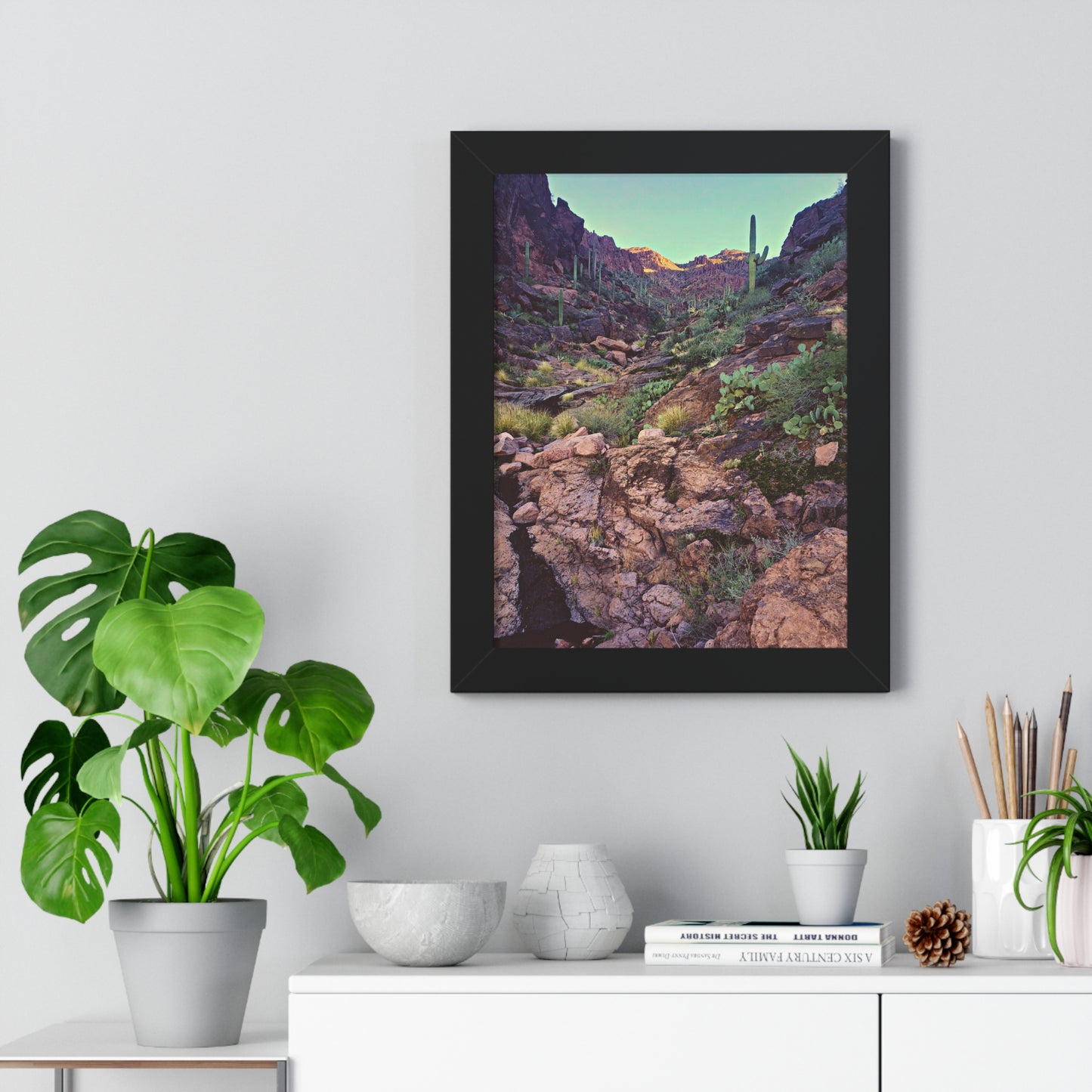 Framed Desert Photography: A View Up the Canyon; Arizona Photography, Wall Art, Natural Landscape Home Decor for Hikers and Nature Lovers!